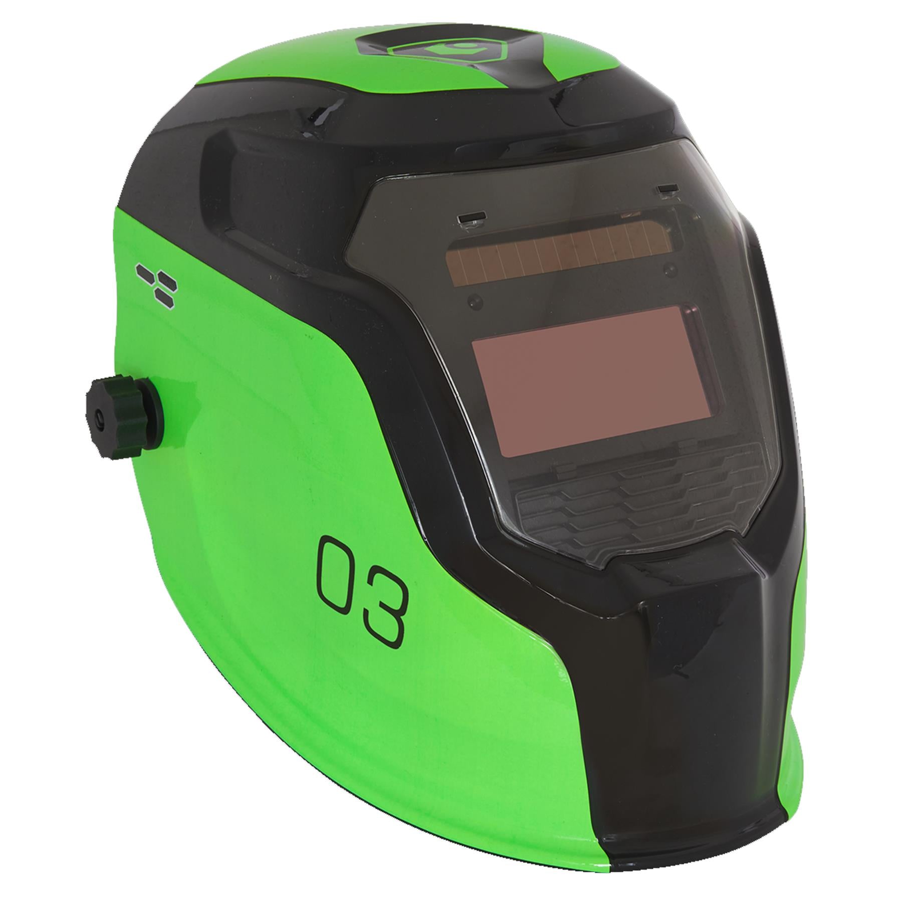 Sealey Welding Helmet Auto Darkening - Shade 9-13 - Green