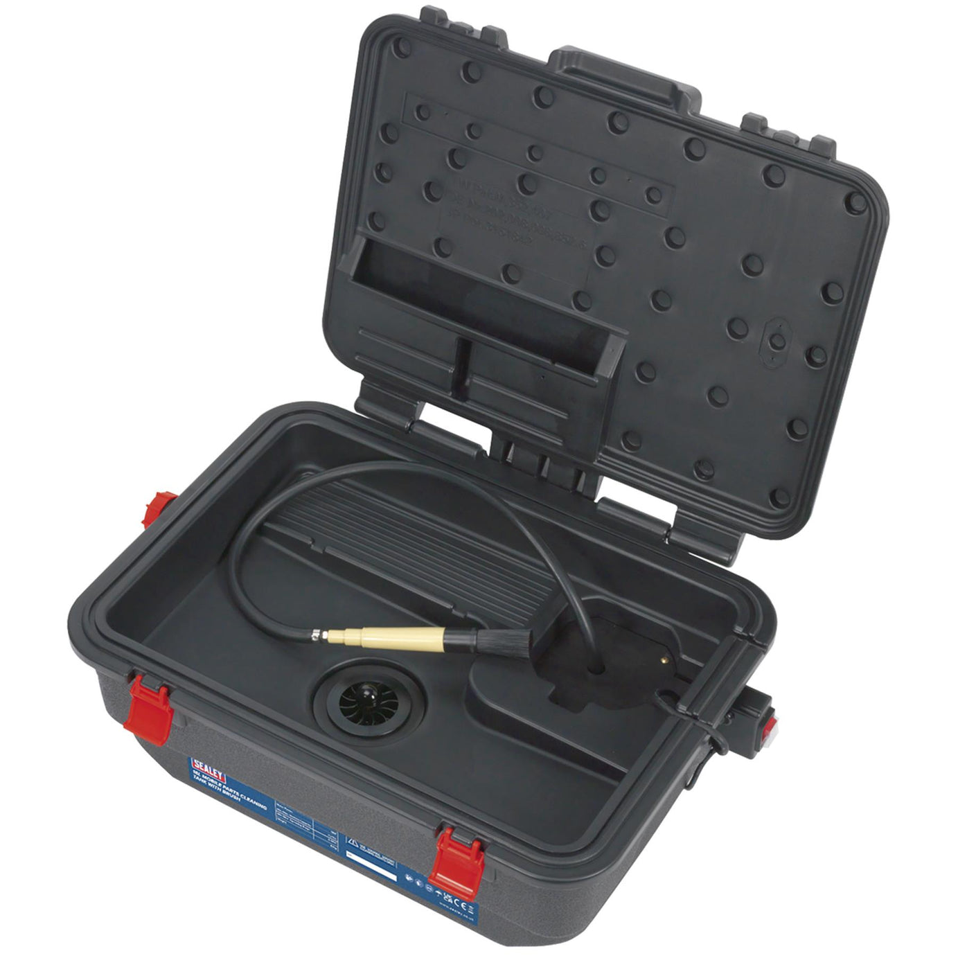 Sealey Mobile Parts Cleaning Tank with Brush