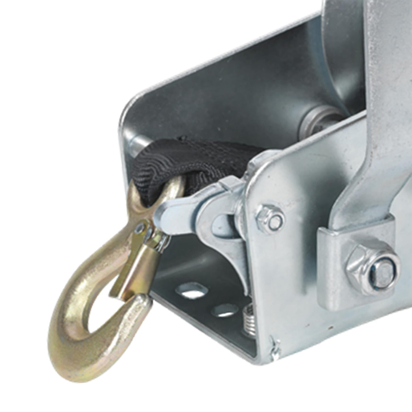 Sealey Geared Hand Winch 900kg Capacity with Webbing Strap