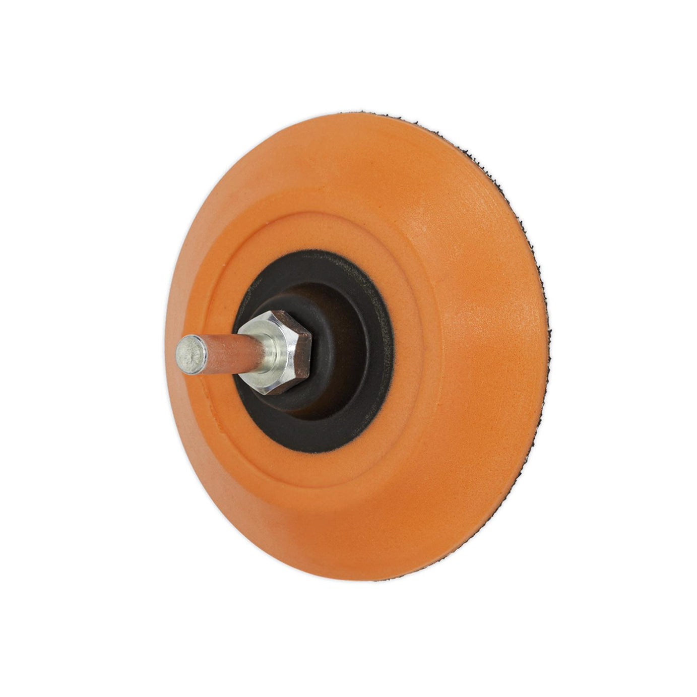 Sealey Hook-and-Loop Backing Pad Ø75mm 6mm Shaft Garage Workshop DIY