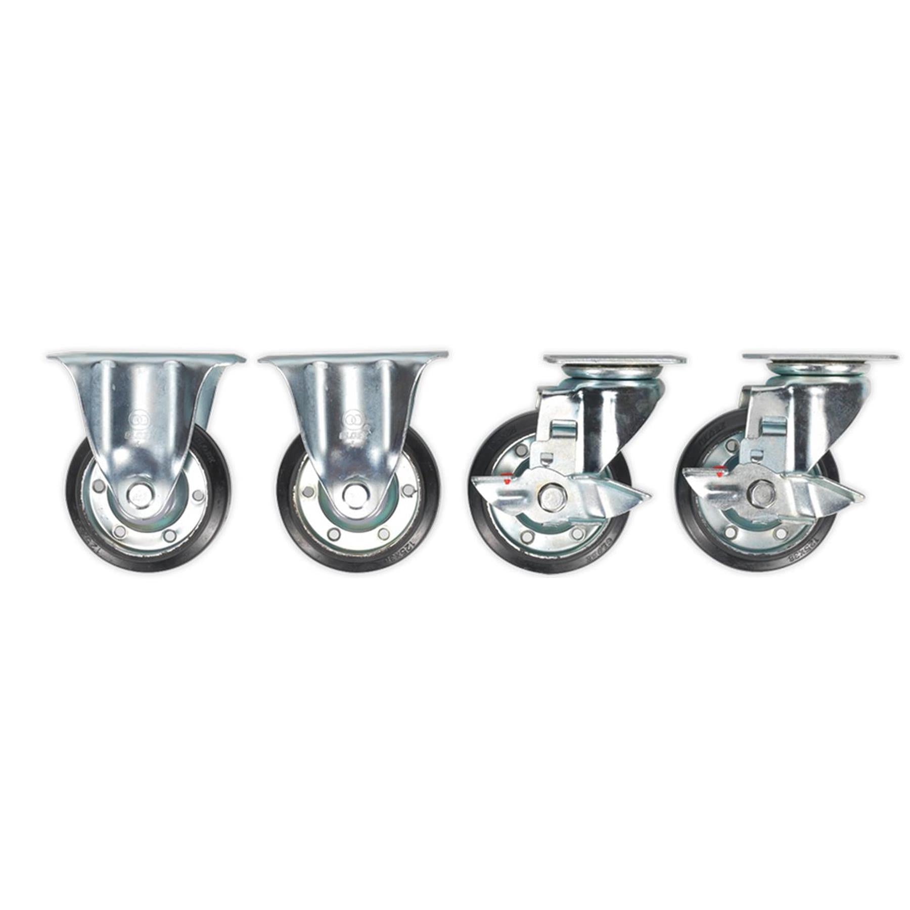Sealey Industrial Handle & Wheel Kit for 725mm Cabinets