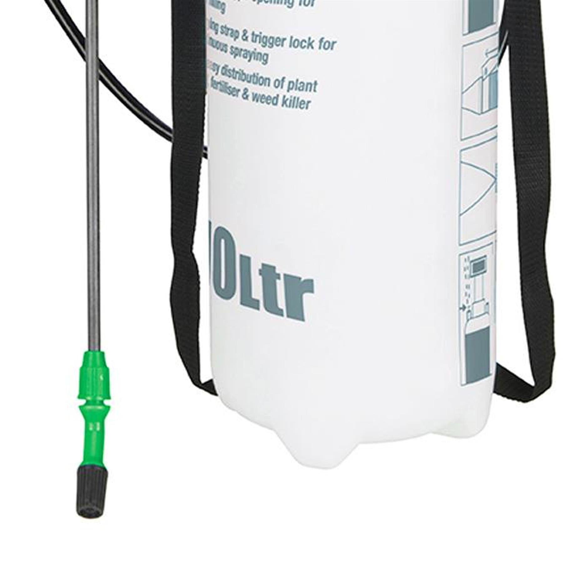 10 Liter Pressure Garden Sprayer For Easy Spraying Of Water-Based Liquids