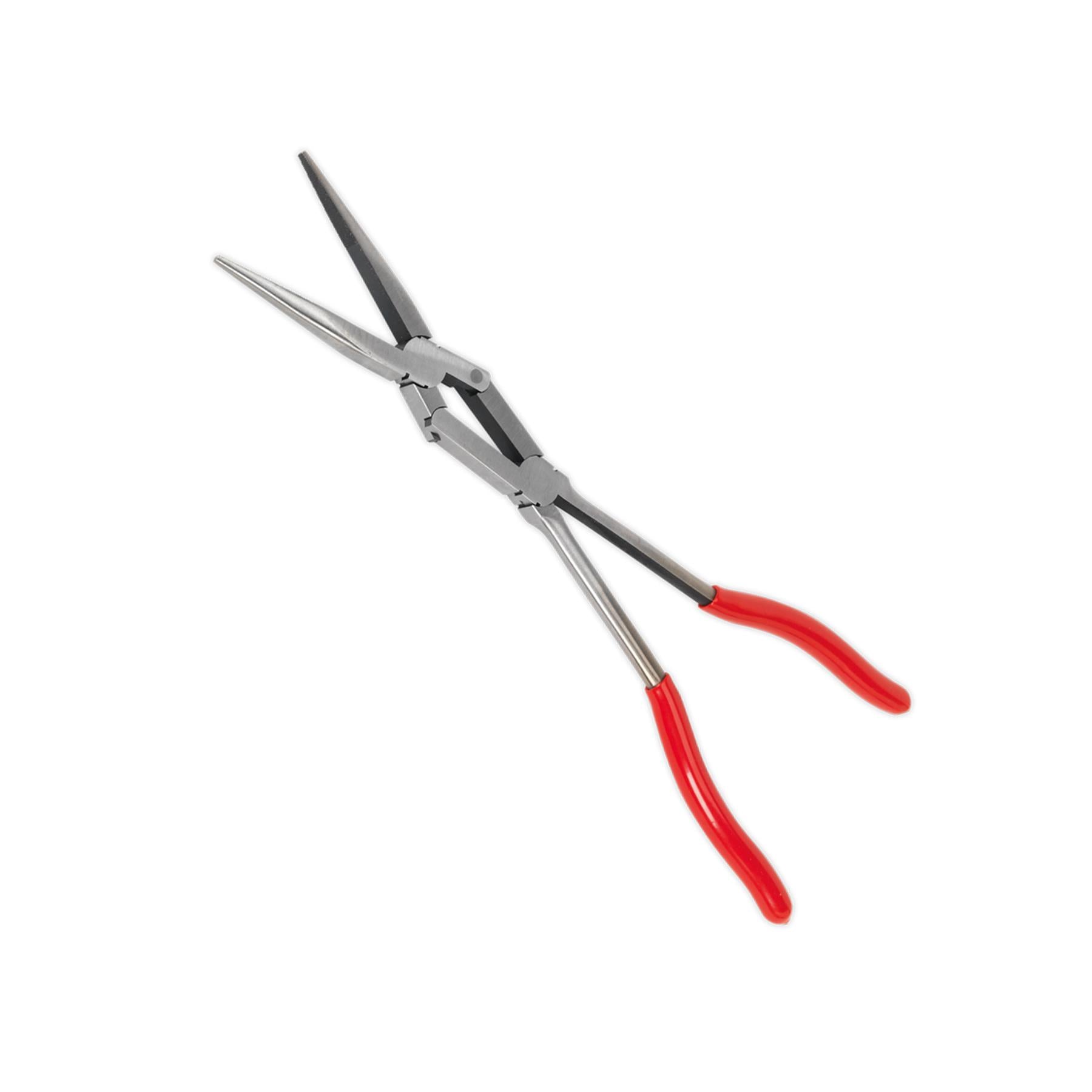 Sealey Needle Nose Pliers Double Joint Long Reach 335mm