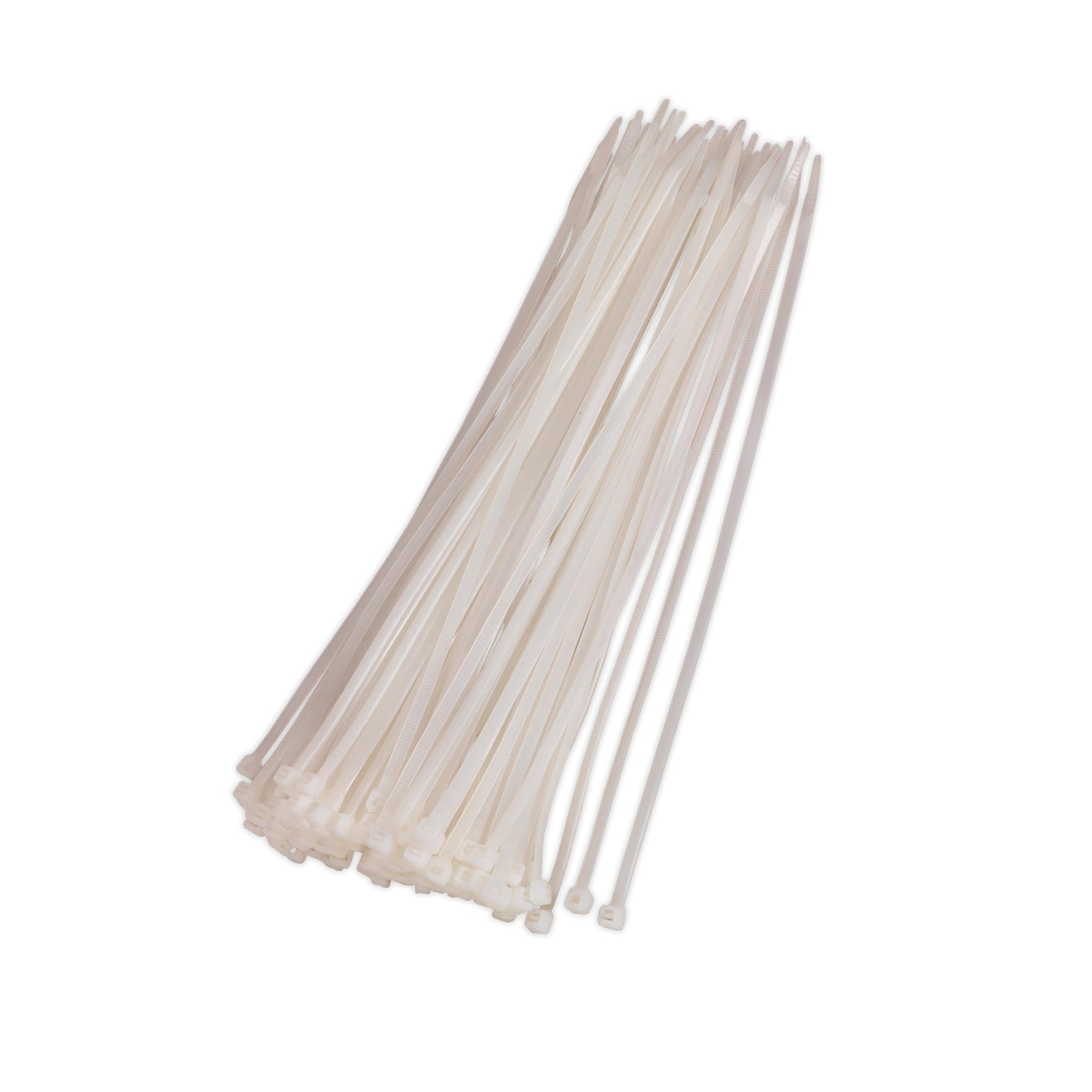 Sealey Cable Tie 300 x 4.8mm White Pack of 100