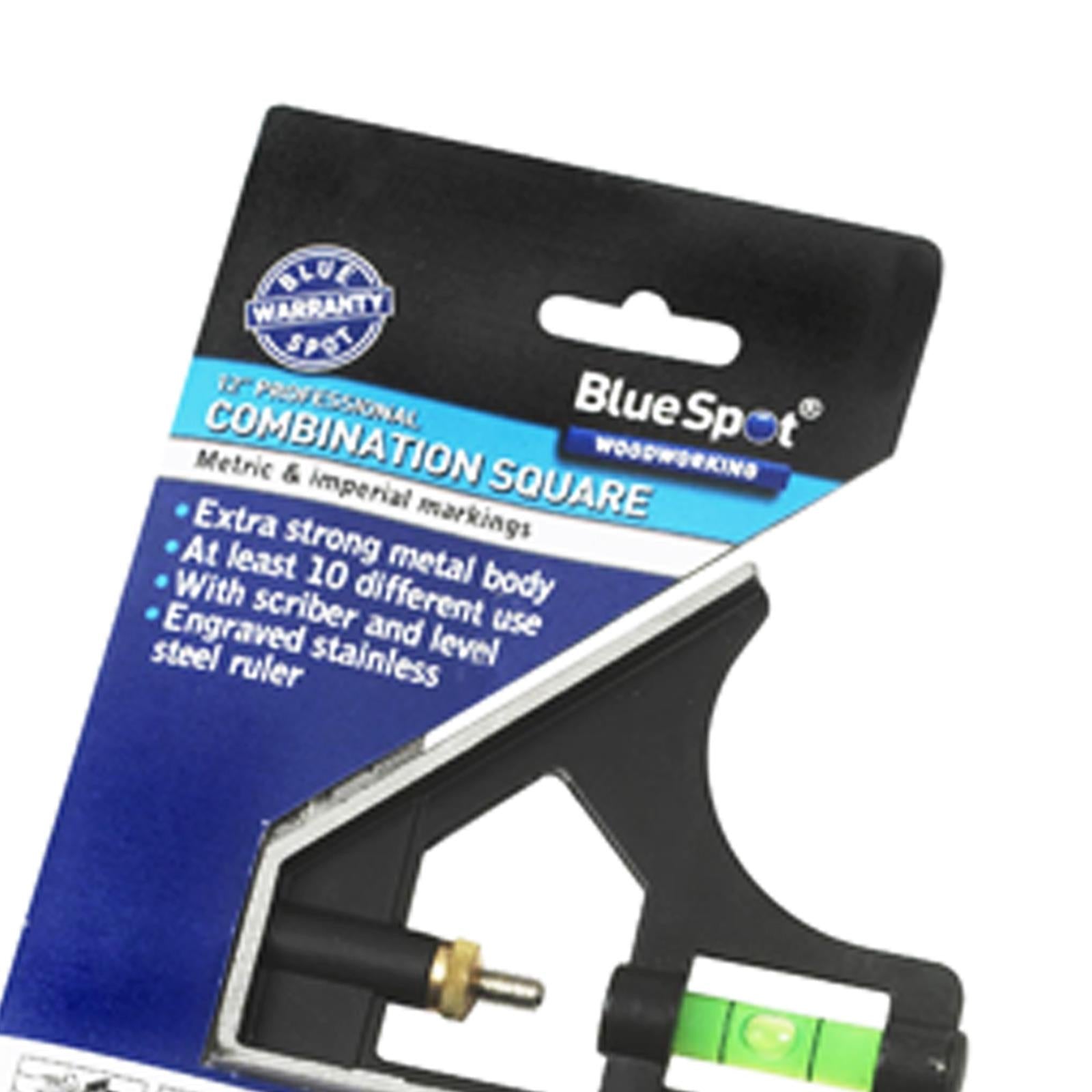 BlueSpot 300mm 12" Combination Square Heavy Duty Try Set Right Angle Ruler