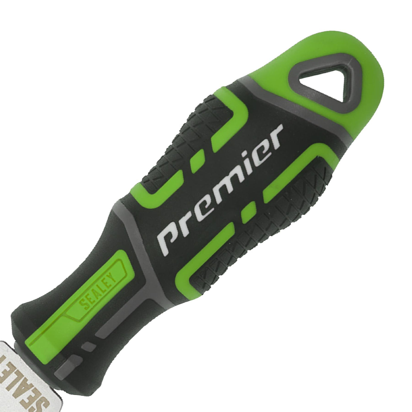 Sealey Bottle Opener Whine Beer Drinks Opener Soft Grip Handle Green GripMAX