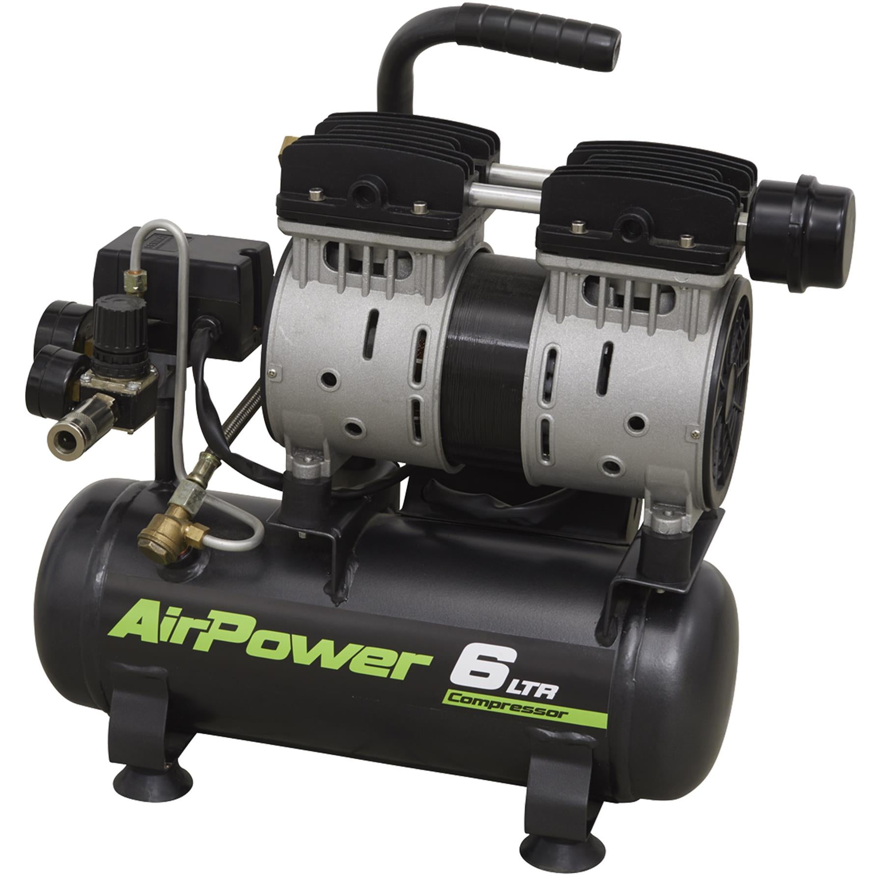 Sealey Silent Compressor 6L Direct Drive 0.7hp