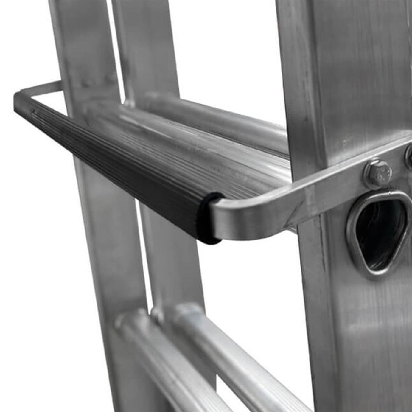 Dapetz PRo 13+14 Rung Roof Ladder 4.6m - 7.2m, With Ridge Hooks, Double Section