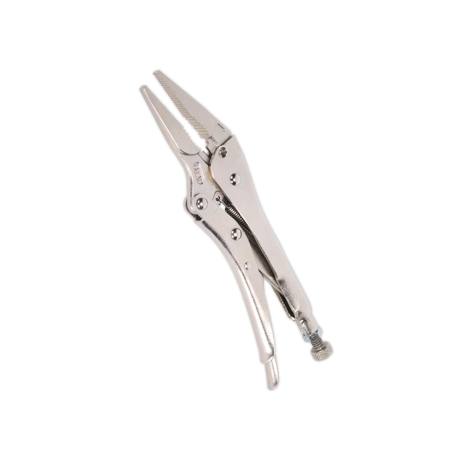 Sealey Locking Pliers Long Nose 210mm 0-60mm Capacity