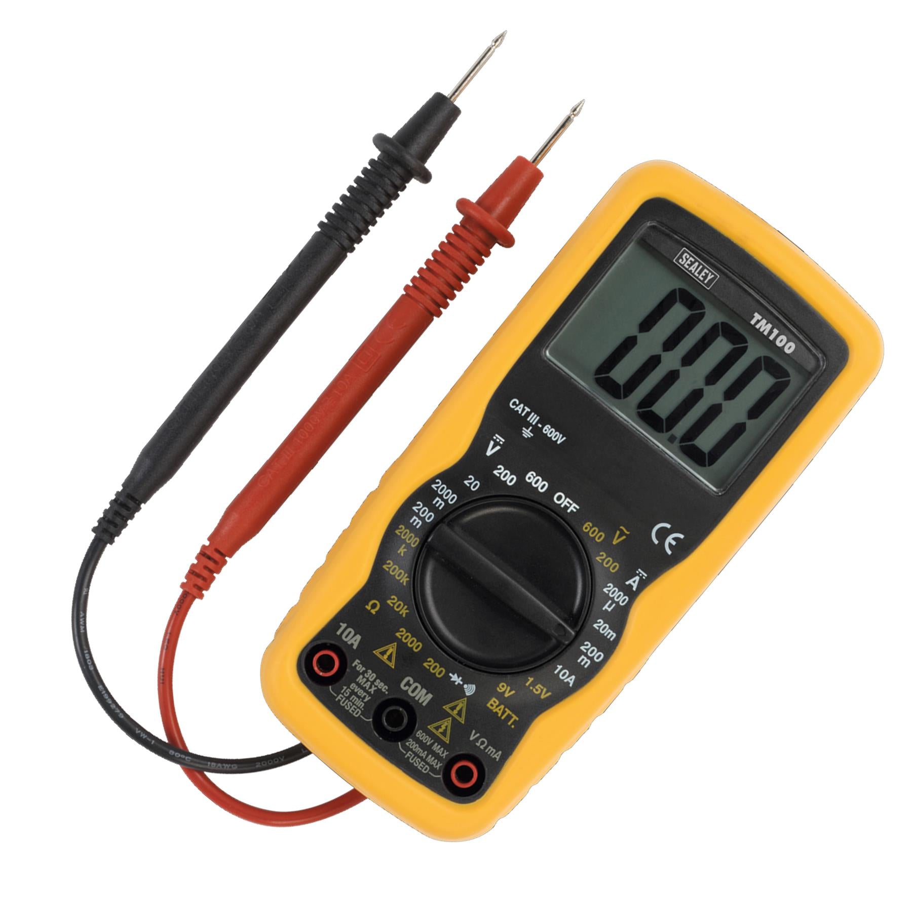 Sealey Professional Digital Multimeter - 6-Function