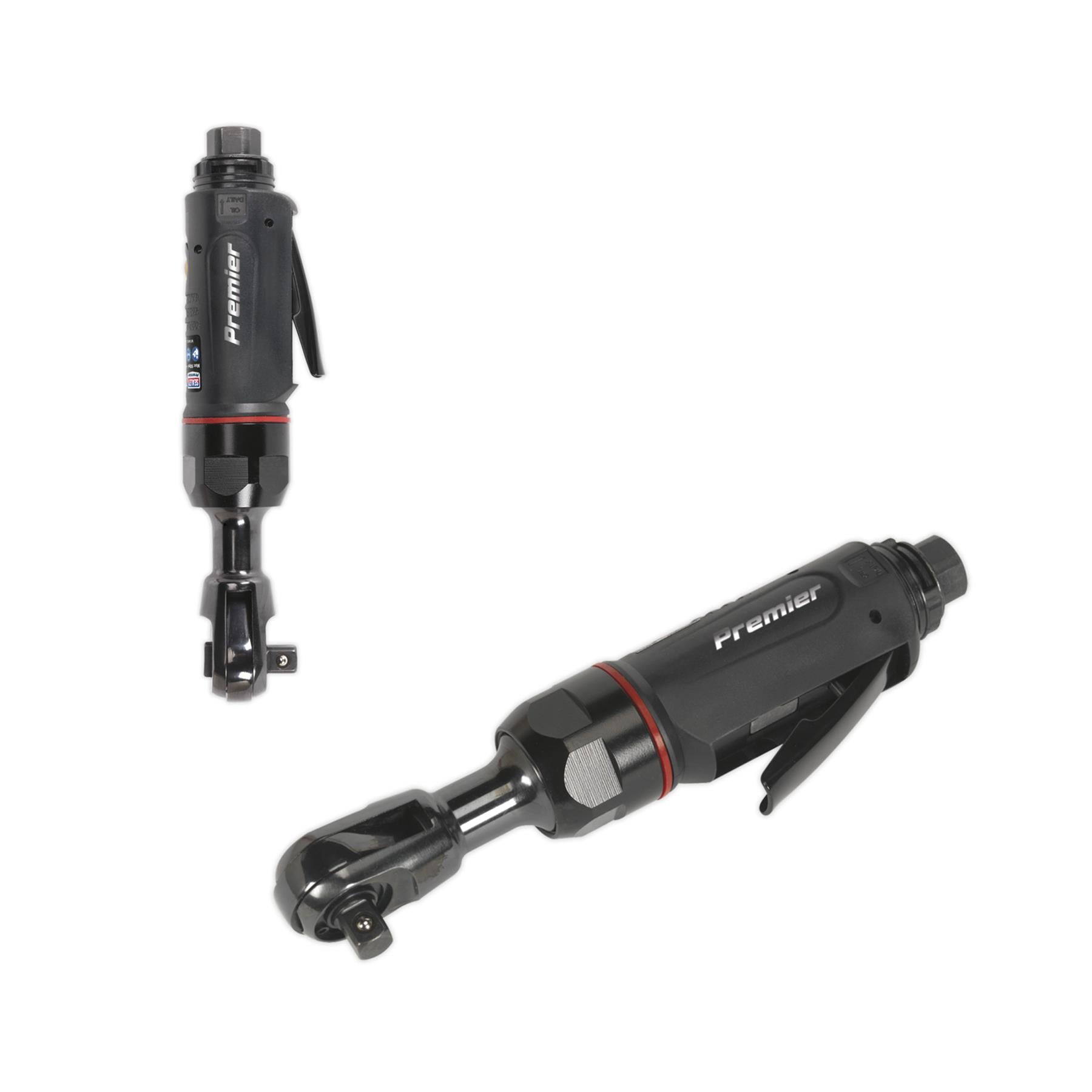 Sealey Air Ratchet Wrench Mini 3/8"Sq Drive Premier