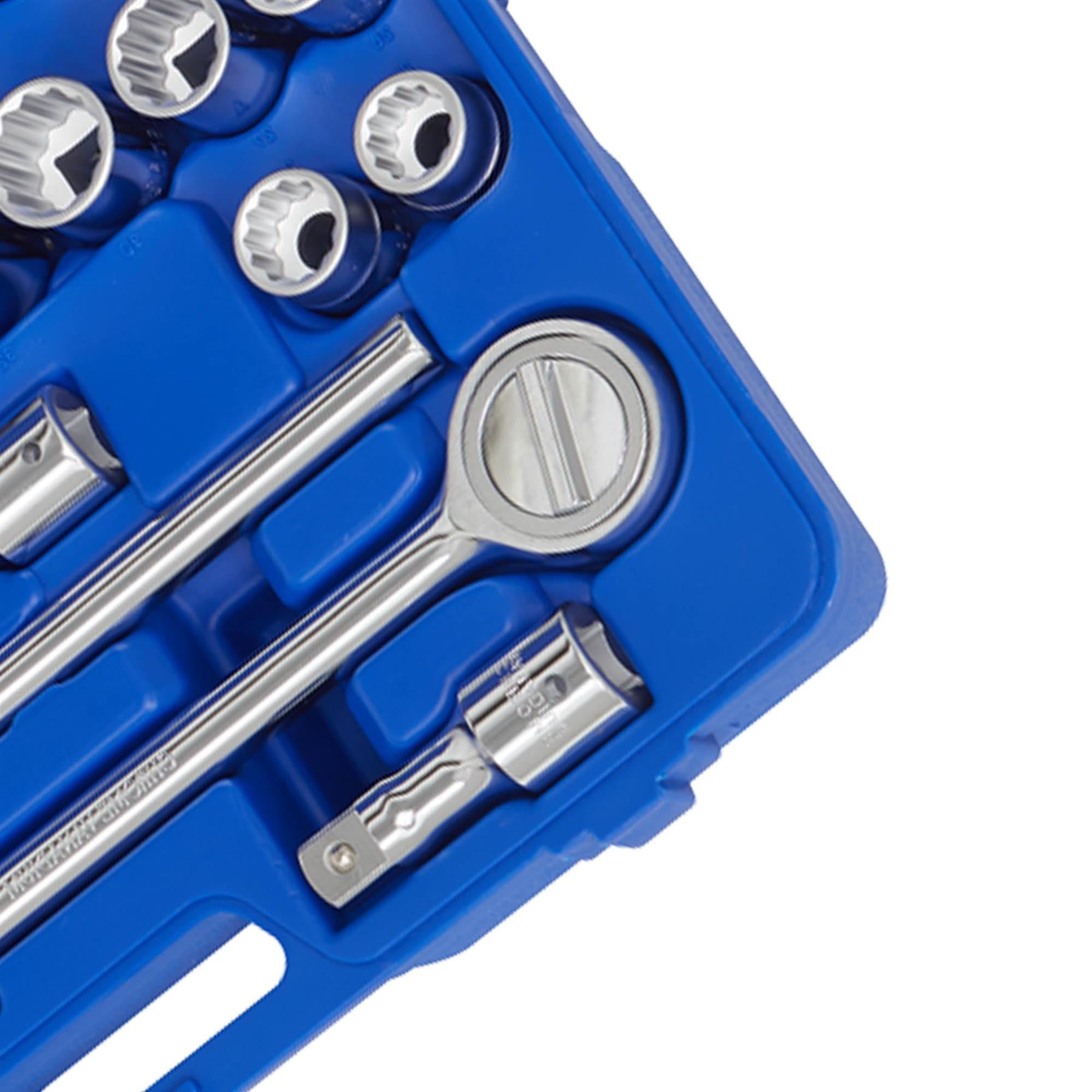 Sealey Socket Set 26pc 3/4"Sq Drive 12pt WallDrive-Metric/Imperial
