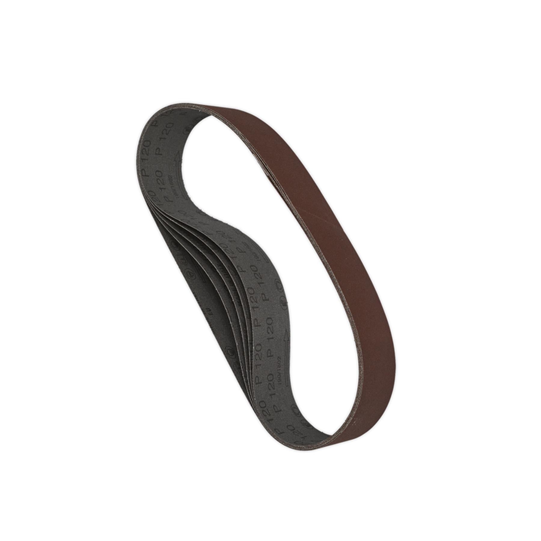 Sealey Sanding Belt 50 x 686mm 120Grit Pack of 5