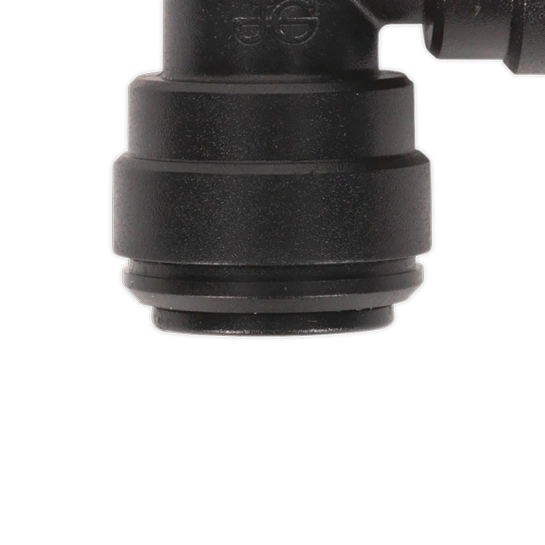 Sealey Elbow Coupling 10mm Pack of 5 (John Guest Speedfit-PM0310E)