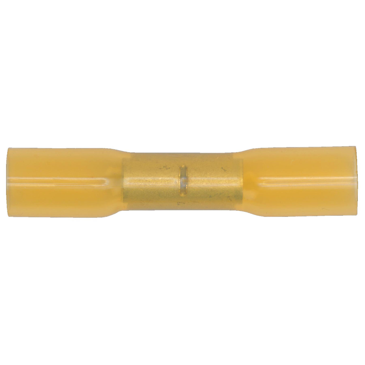 Heat Shrink Butt Connector Terminal 6.8mm Yellow Pack of 50 Sealey