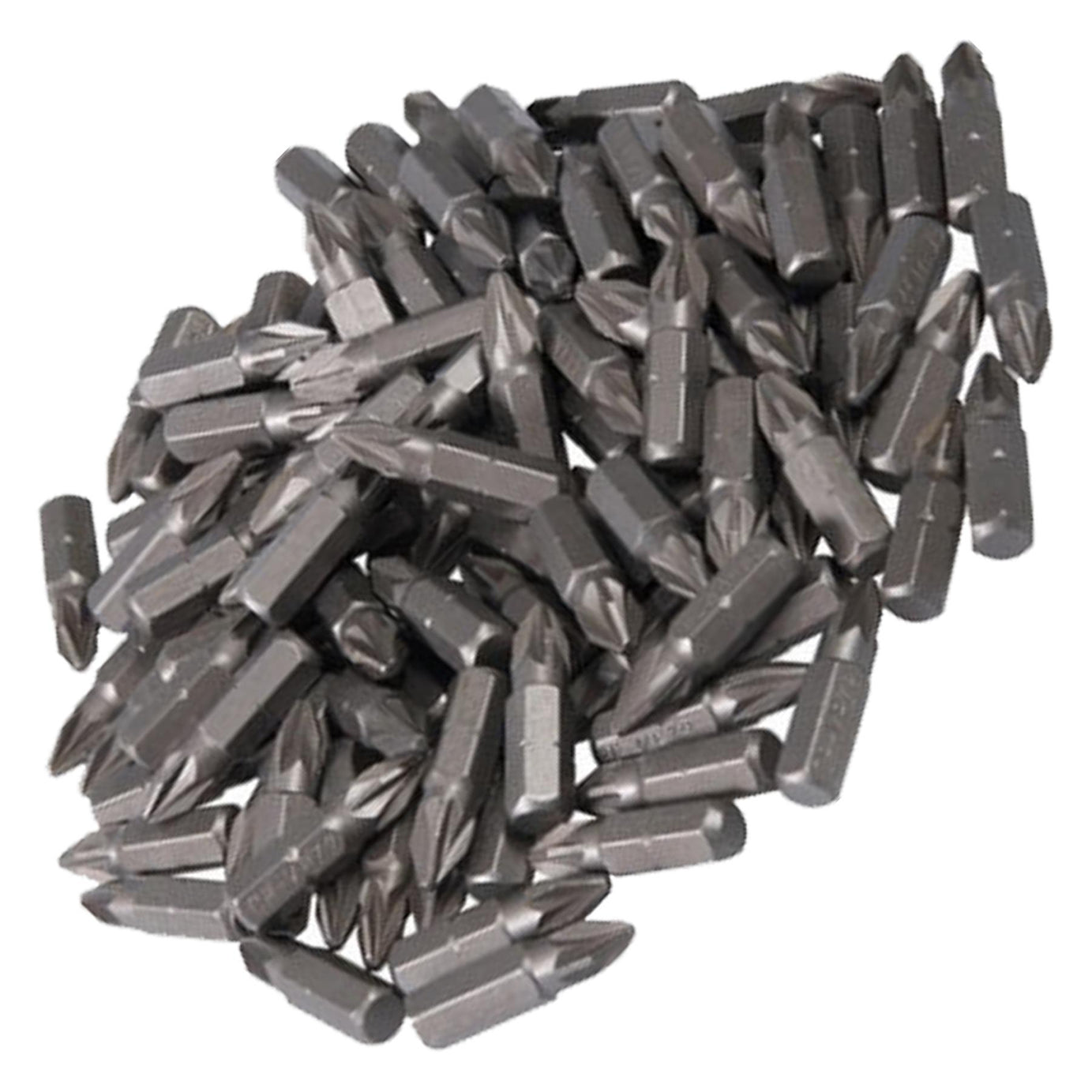 PH2 Phillips Screwdriver Bits CRV Chrome Vanadium Steel 1/4" Hex Drive 100Pcs