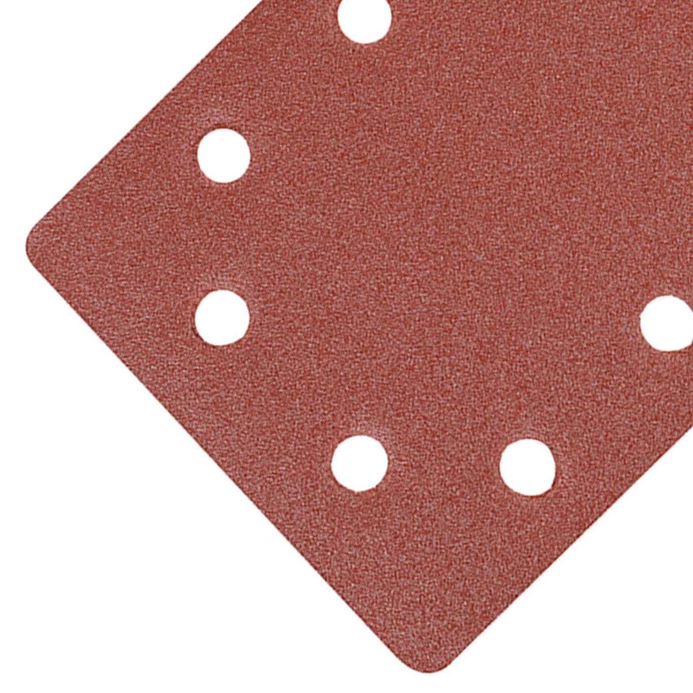 1/2 Punched Sanding Sheet 10PC Grit 120 Hook & Loop Aluminium Oxide Construction