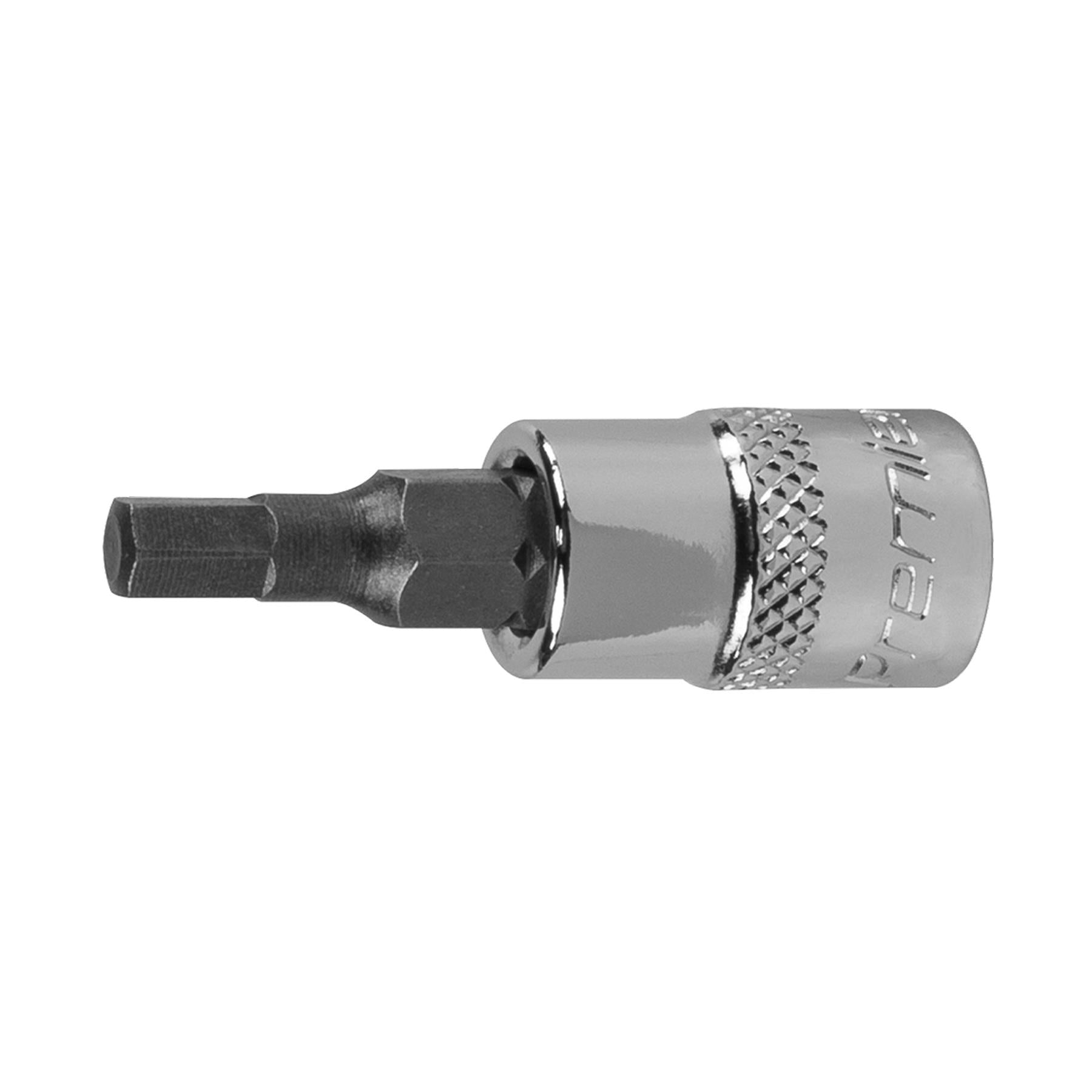 Sealey Hex Socket Bit 4mm 1/4"Sq Drive  Chrome Vanadium Steel
