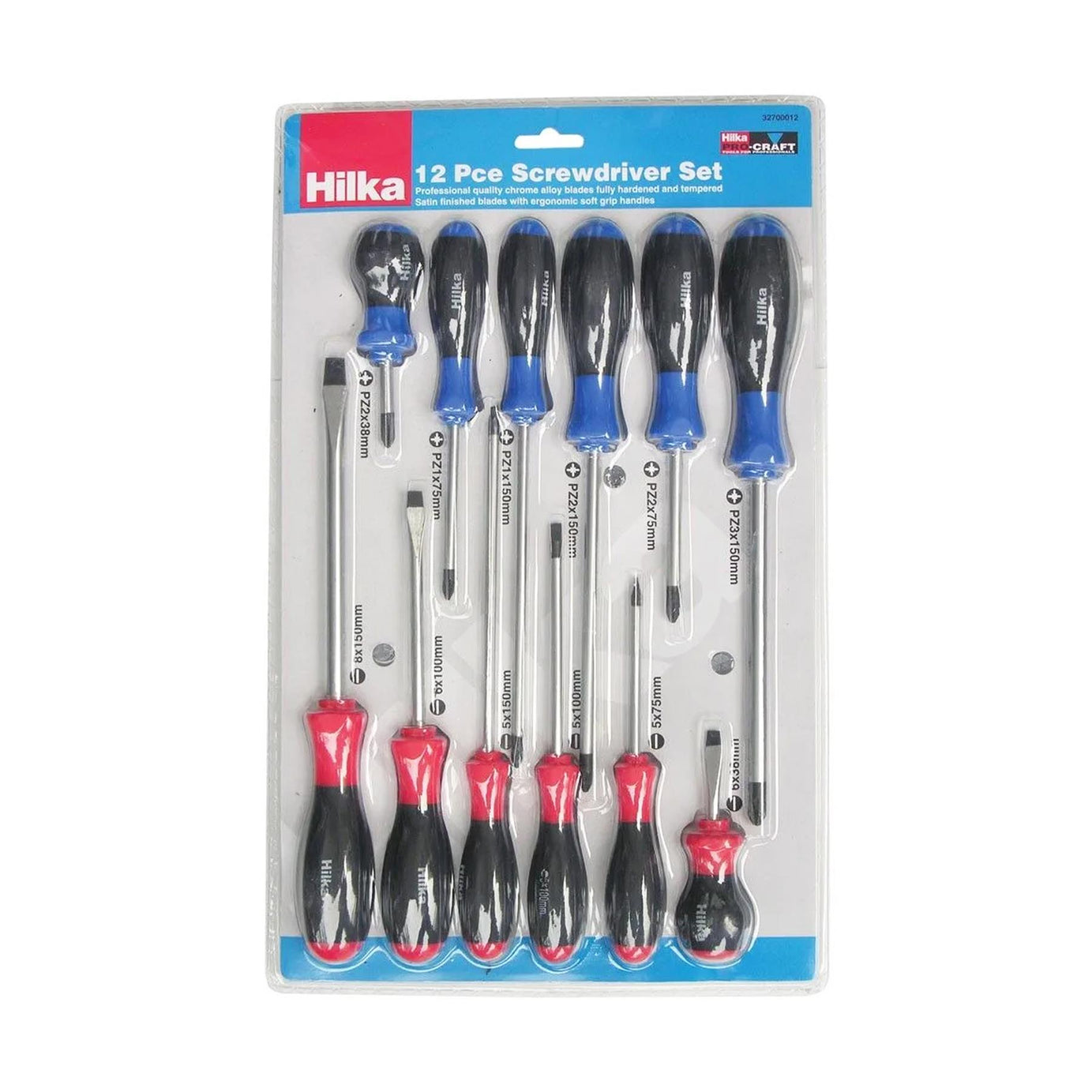 Hilka Screwdriver Set 12Pce