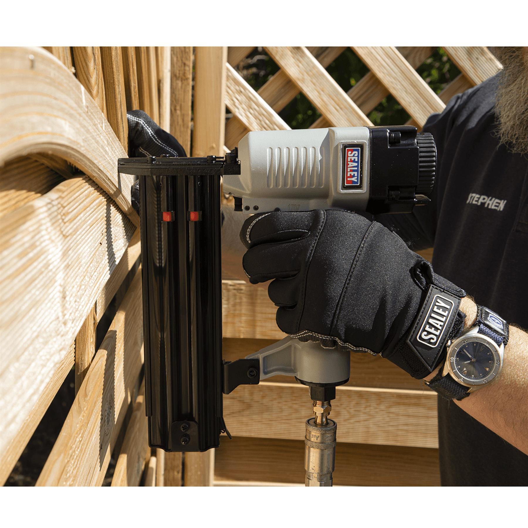 Sealey Air Nail Gun 15-50mm Capacity