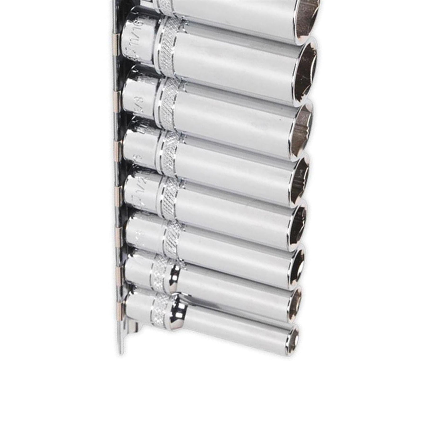 Sealey Socket Set 11pc 3/8"Sq Drive Deep Lock-On 6pt Imperial