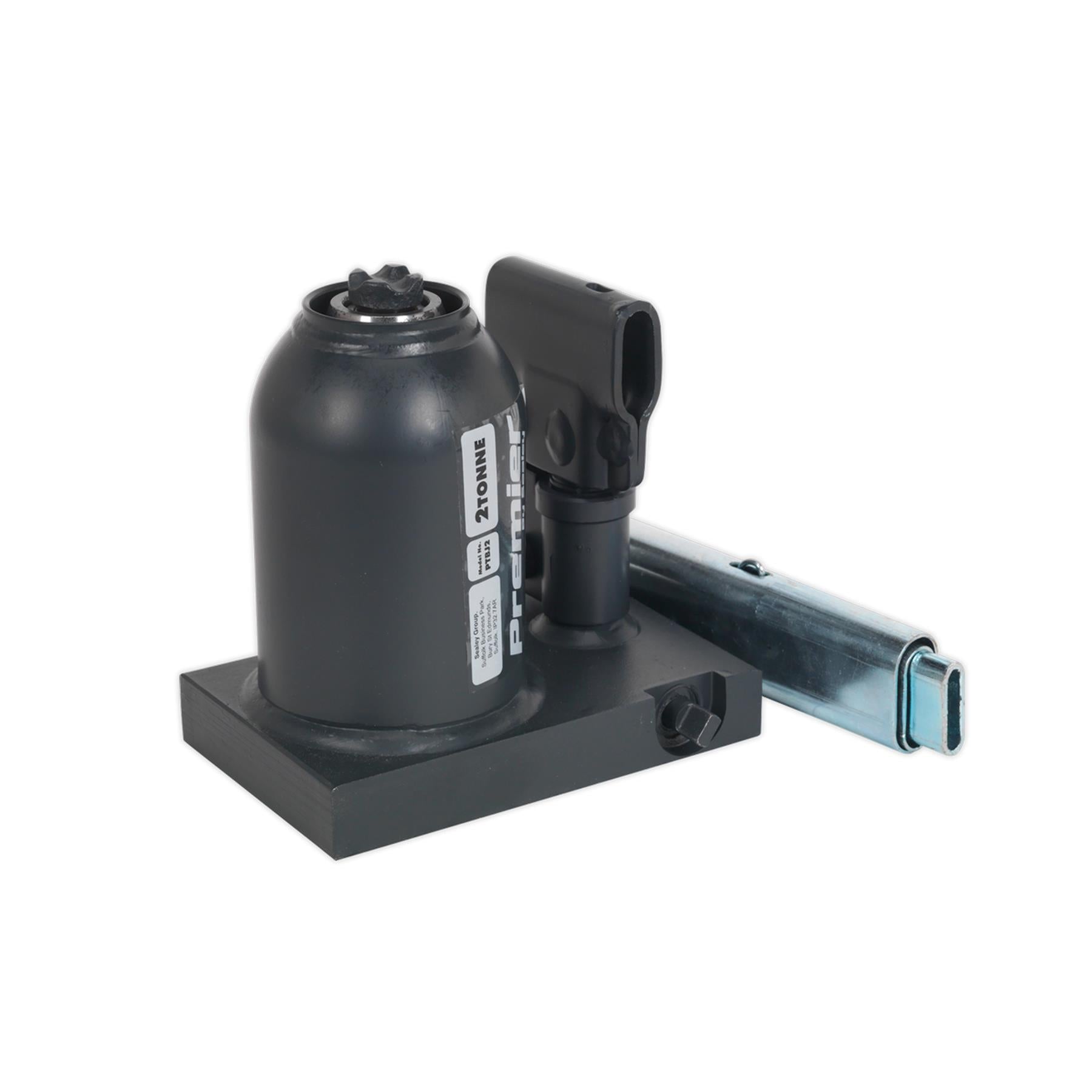 Sealey Premier Telescopic Bottle Jack 2tonne Safety Overload Valve