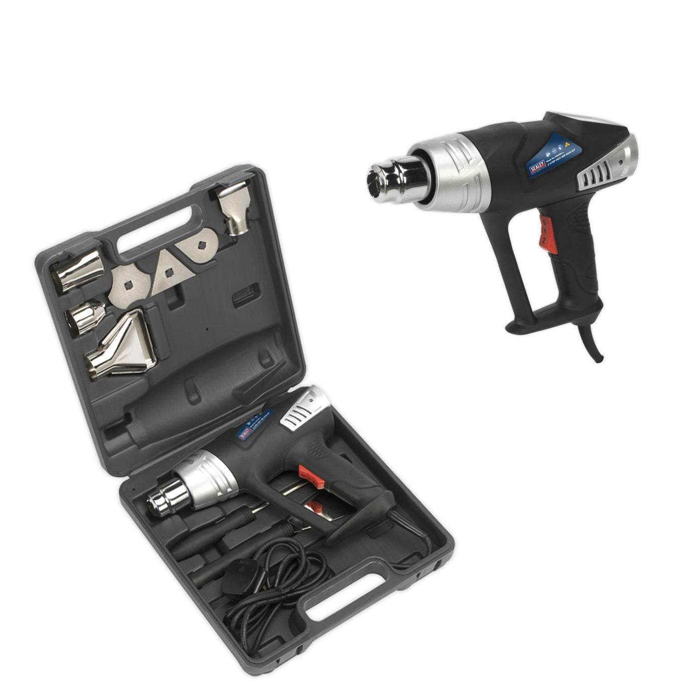 Sealey Hot Air Gun Kit 2-Step 350�C/600�C