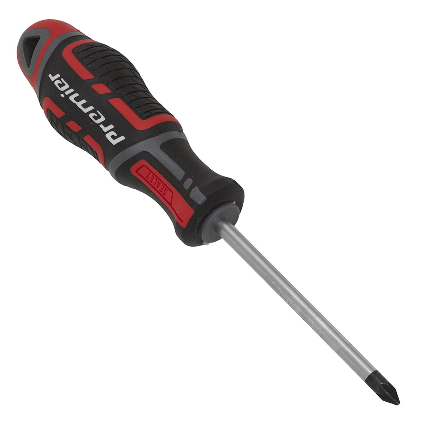 Sealey Screwdriver Pozi Pozidriv #1 x 75mm Soft Grip Handle Magnetic GripMAX