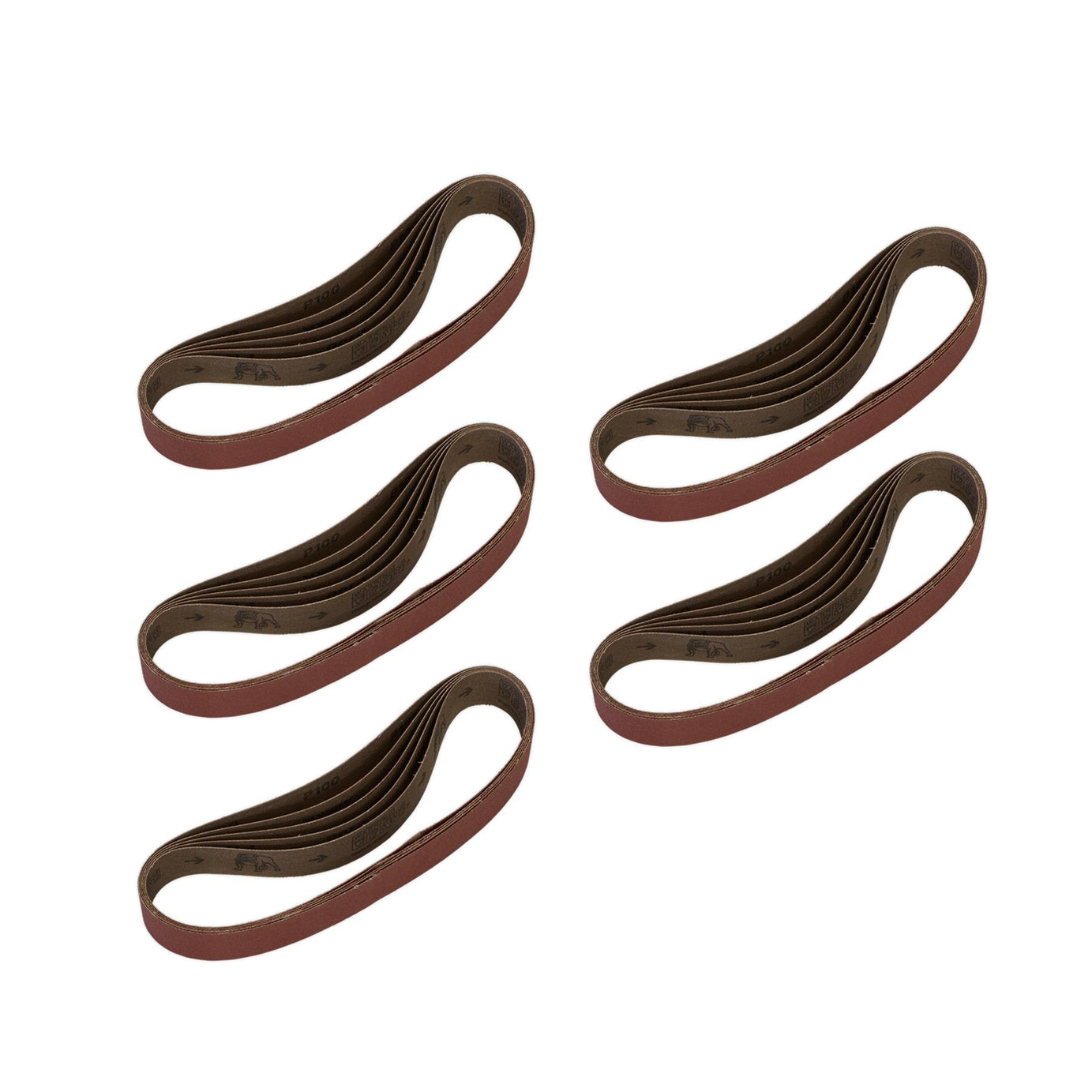 Sealey Sanding Belt 30 x 540mm 100Grit Pack of 5