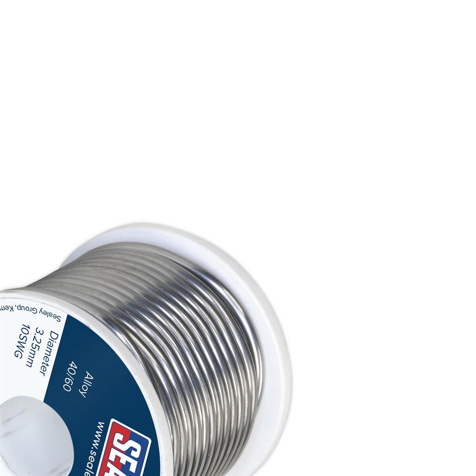 Sealey Solder Wire Quick Flow 3.25mm/10SWG 40/60 0.5kg Reel