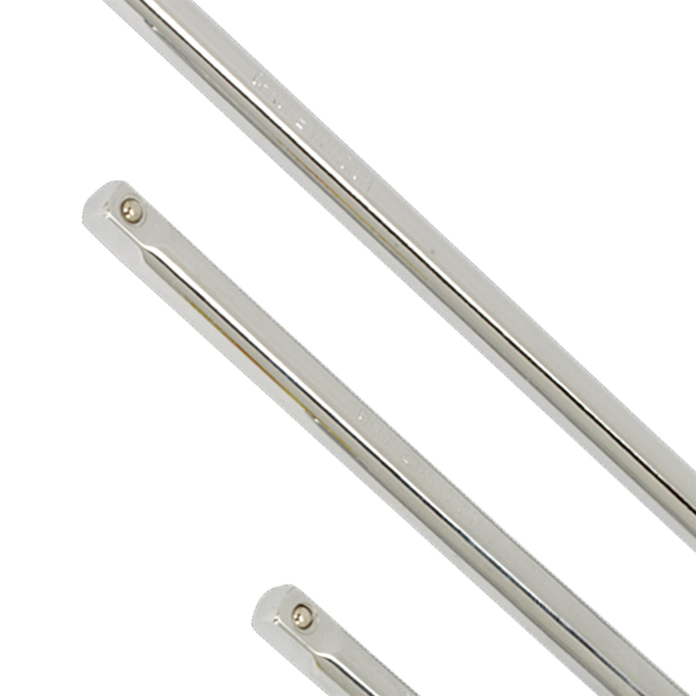 Sealey Extension Bar Set 3pc 1/4"Sq Drive Chrome Vanadium steel