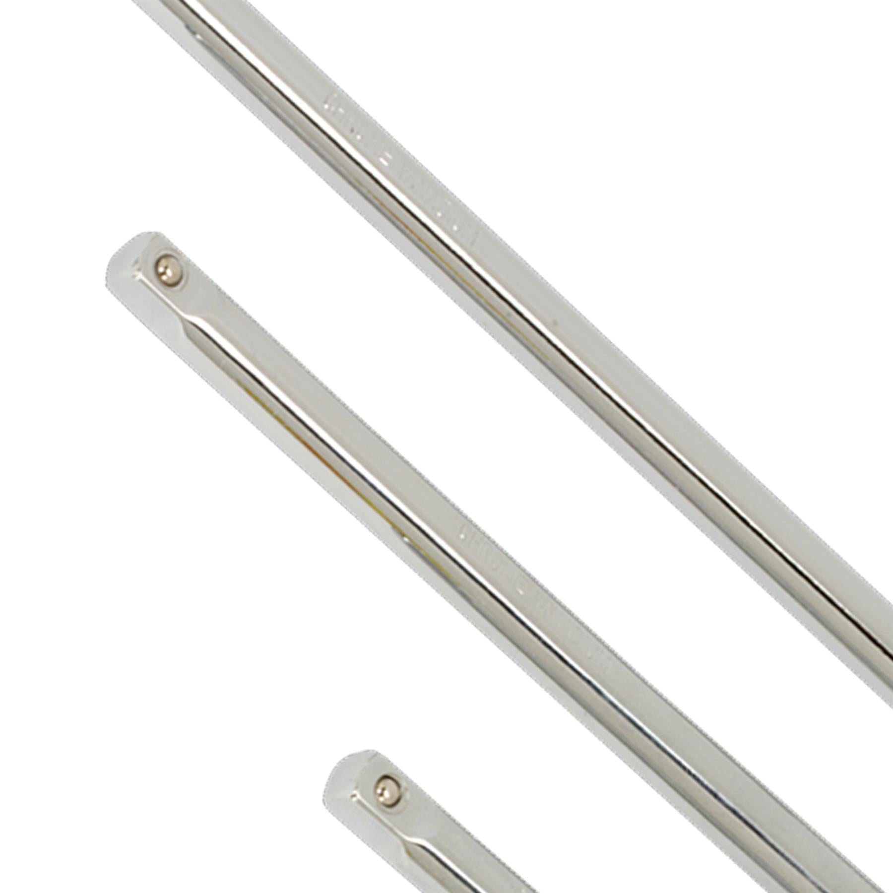 Sealey Extension Bar Set 3pc 1/4"Sq Drive Chrome Vanadium steel