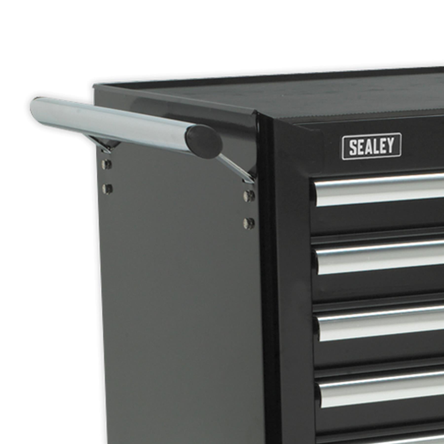 Sealey Rollcab 7 Drawer with Ball Bearing Slides - Black