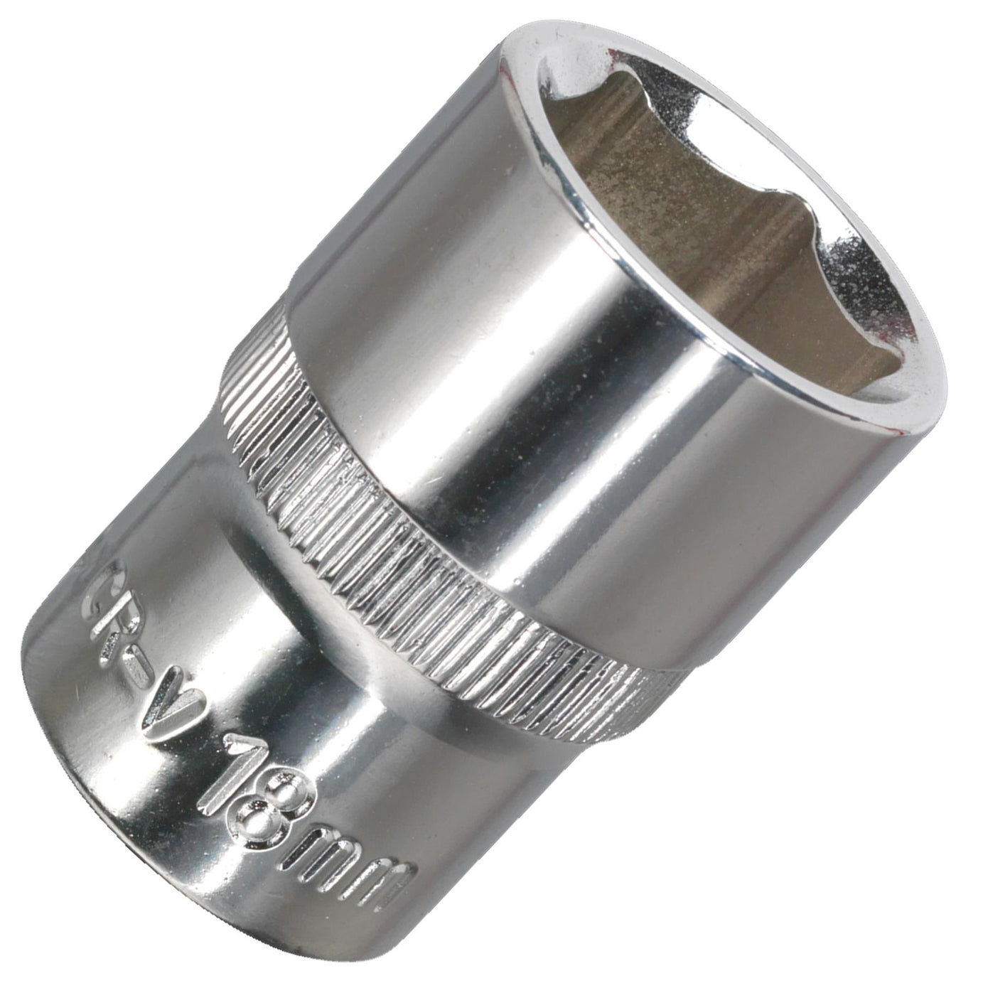 Sealey WallDrive Socket 18mm 1/2"Sq Drive Fully Polished