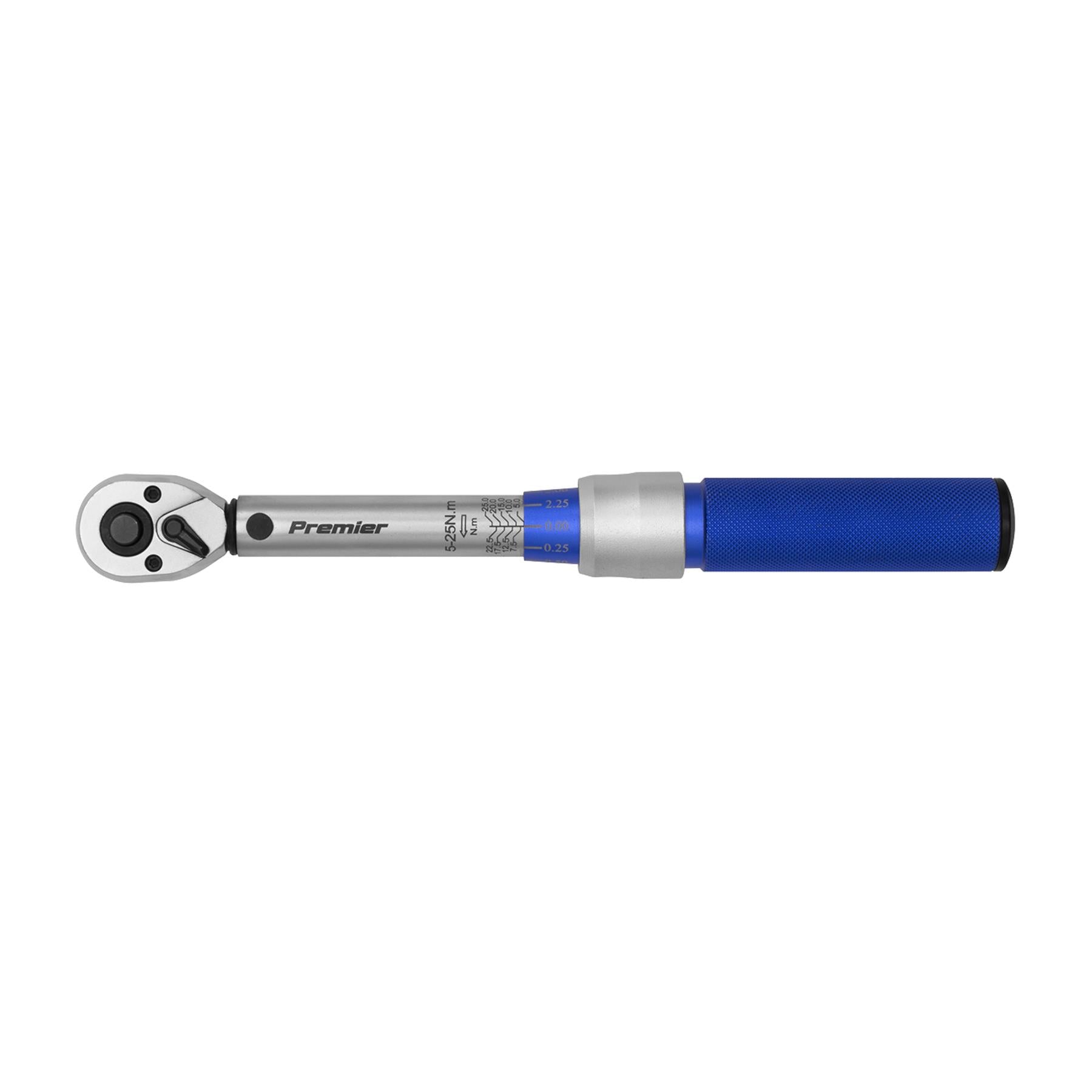 Sealey Torque Wrench Micrometer Style 3/8"Sq Dr. 5-25Nm-Calibrated