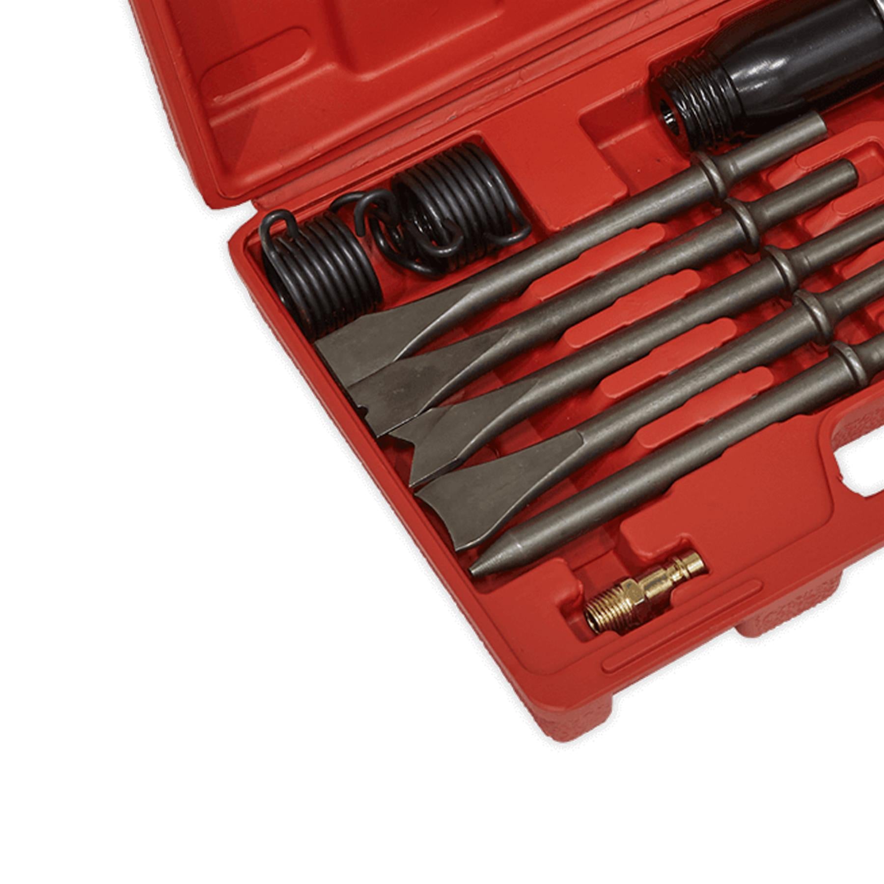 Sealey Air Hammer with Chisels Long Stroke