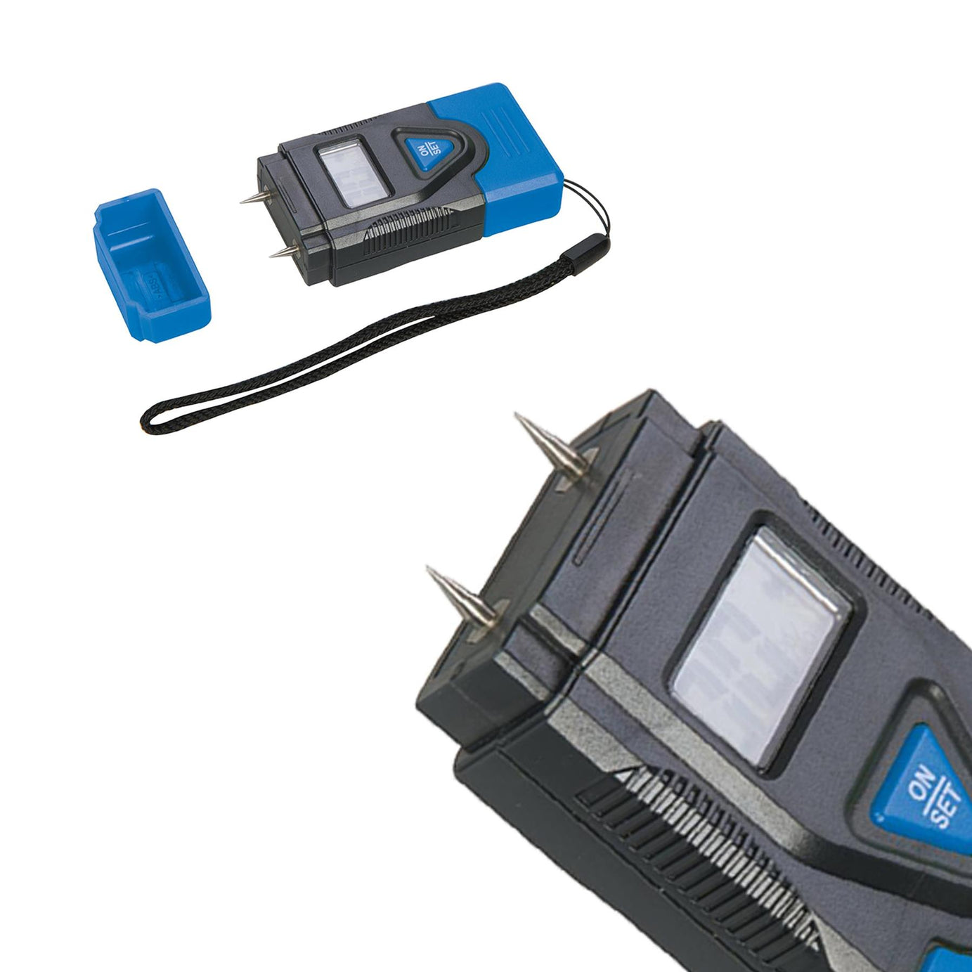 Digital Moisture Meter 4 X Lr44 With Back-Lit Lcd Display High Quality New