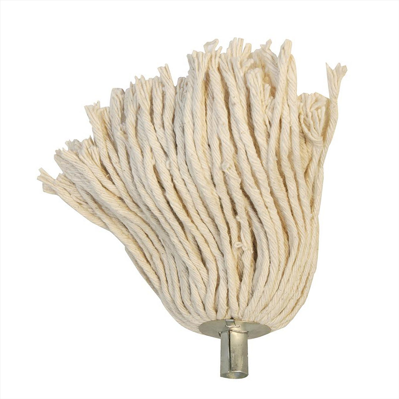 Traditional 4ply Unbleached Socket Mop Head Cotton-Mix Mop Head NO 12 24mm Dia Socket