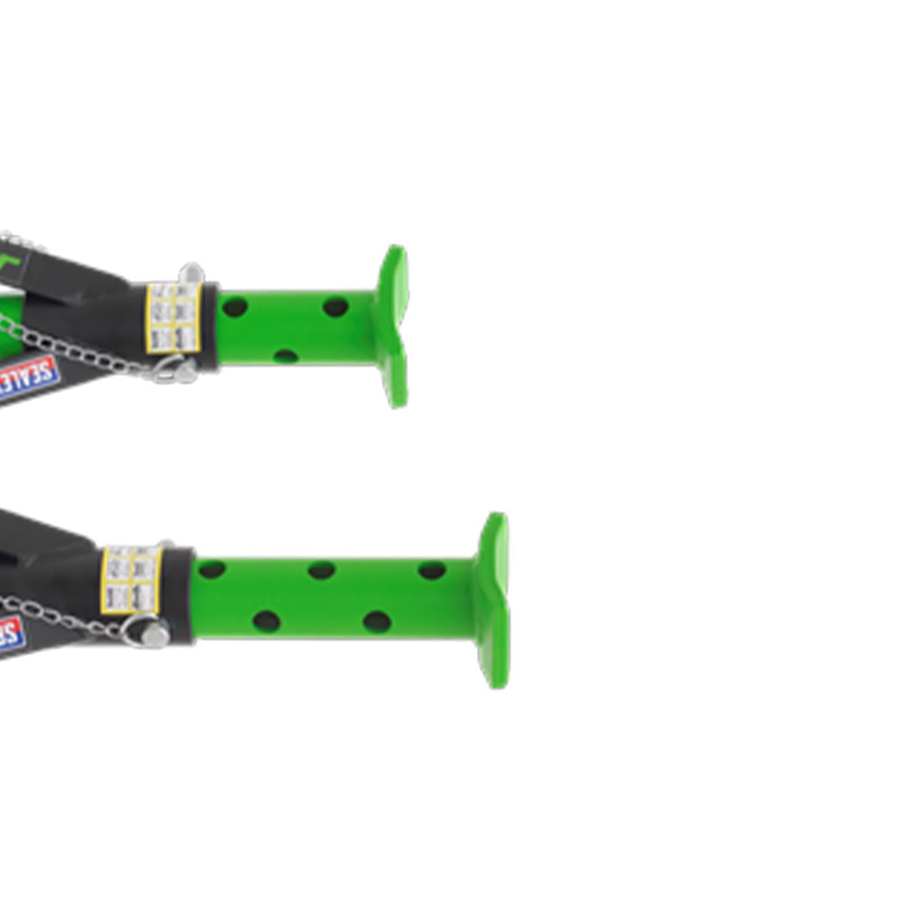 Sealey Axle Stands (Pair) 3tonne Capacity per Stand Green