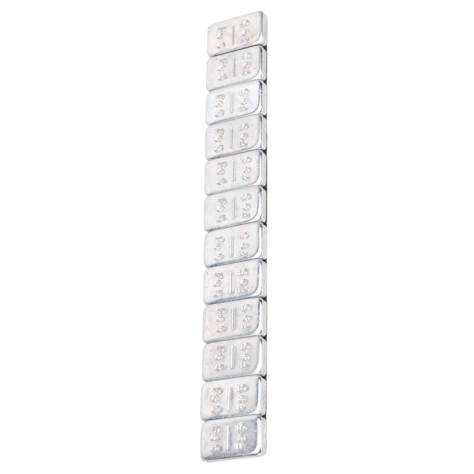 Wheel Weight 5g Adhesive Zinc Plated Steel Pack of 100x12 Sealey