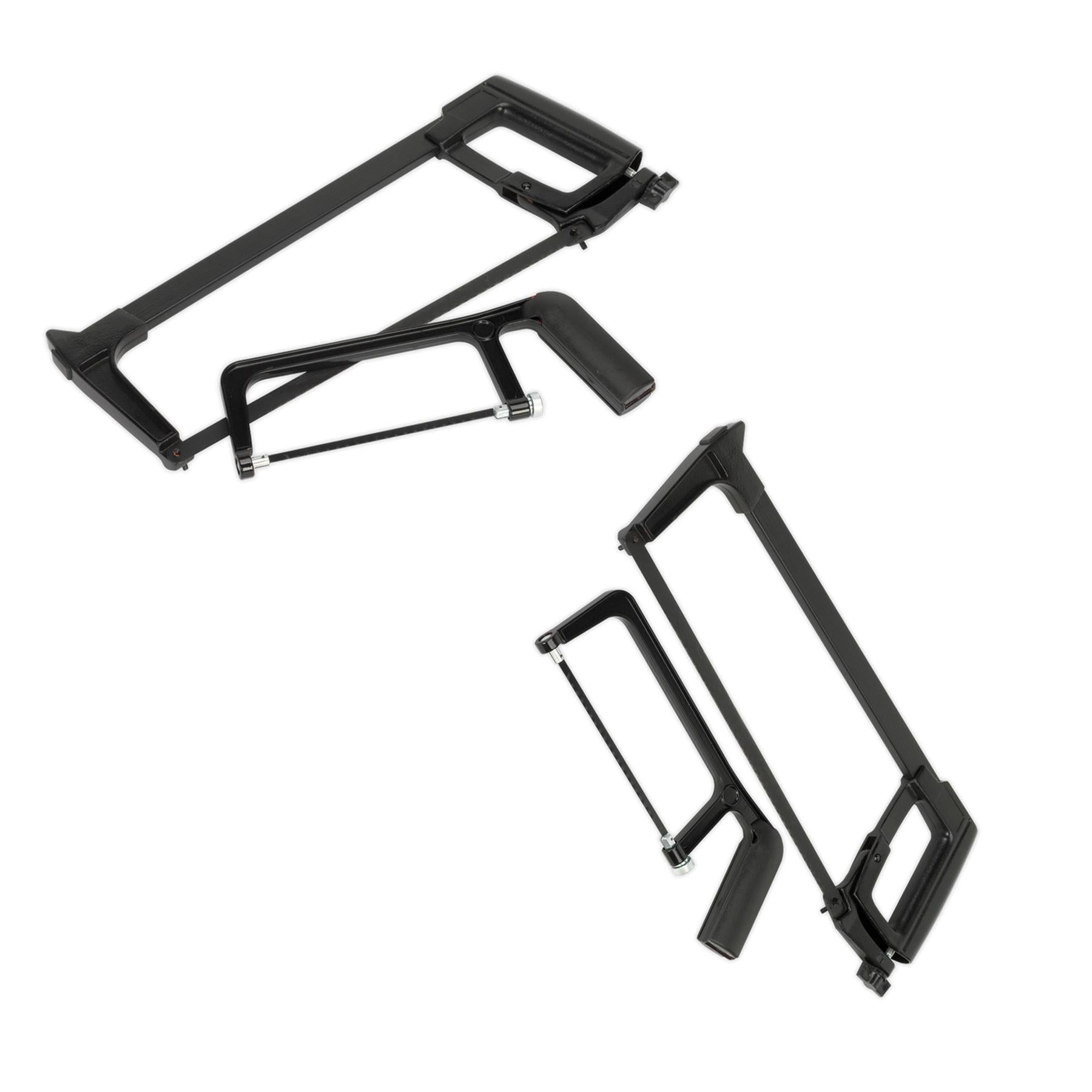Sealey Engineer's Hacksaw Set 2pc Lightweight Aluminium Frame.