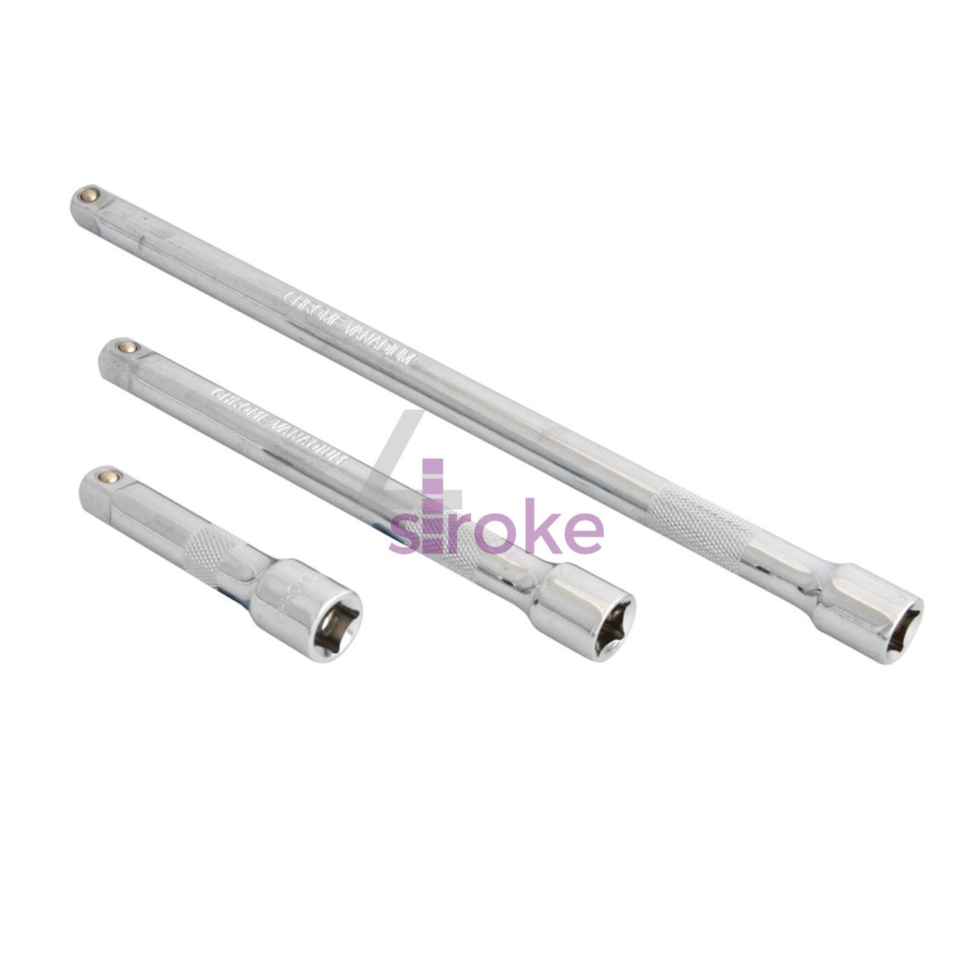 BlueSpot 3Pce 3/8" Drive Extension Set for Ratchet Drive Quick Change 3, 5 & 10 Inches