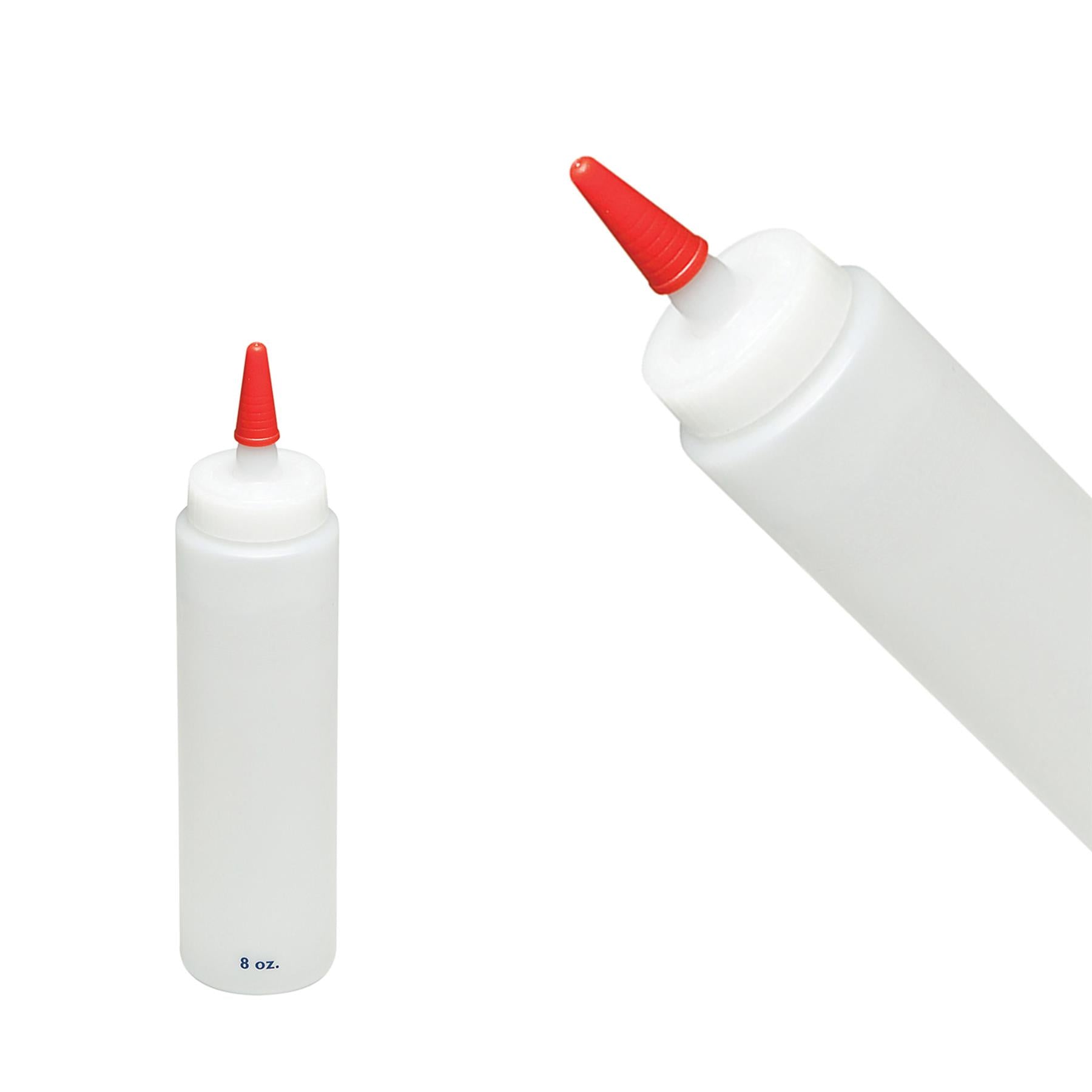 Glue Bottle with Standard Spout 8Oz Easy To Clean Plastic Glue Bottle And Spout