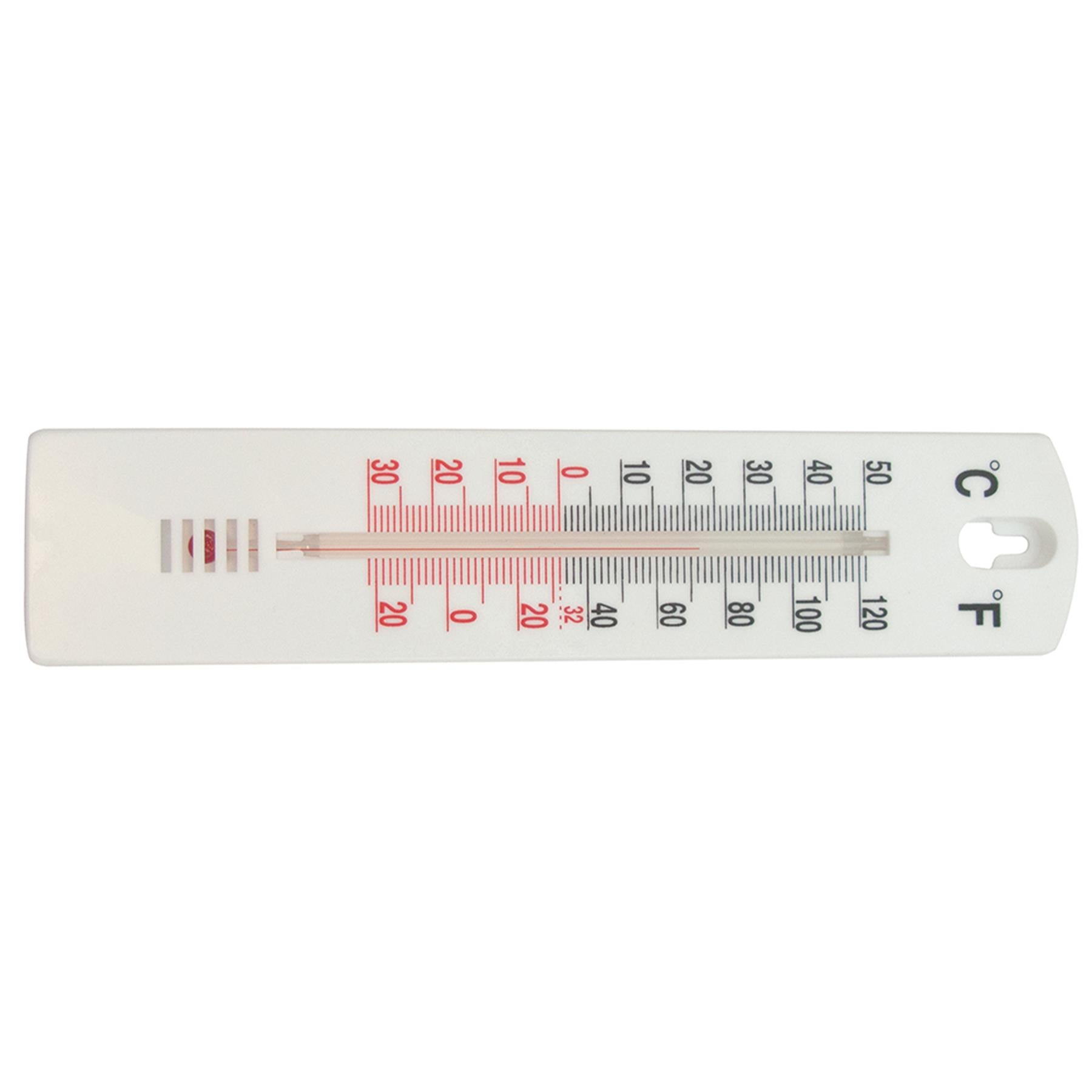 Wall Thermometer 200mm Lightweight Celsius And Fahrenheit Indoor Outdoor