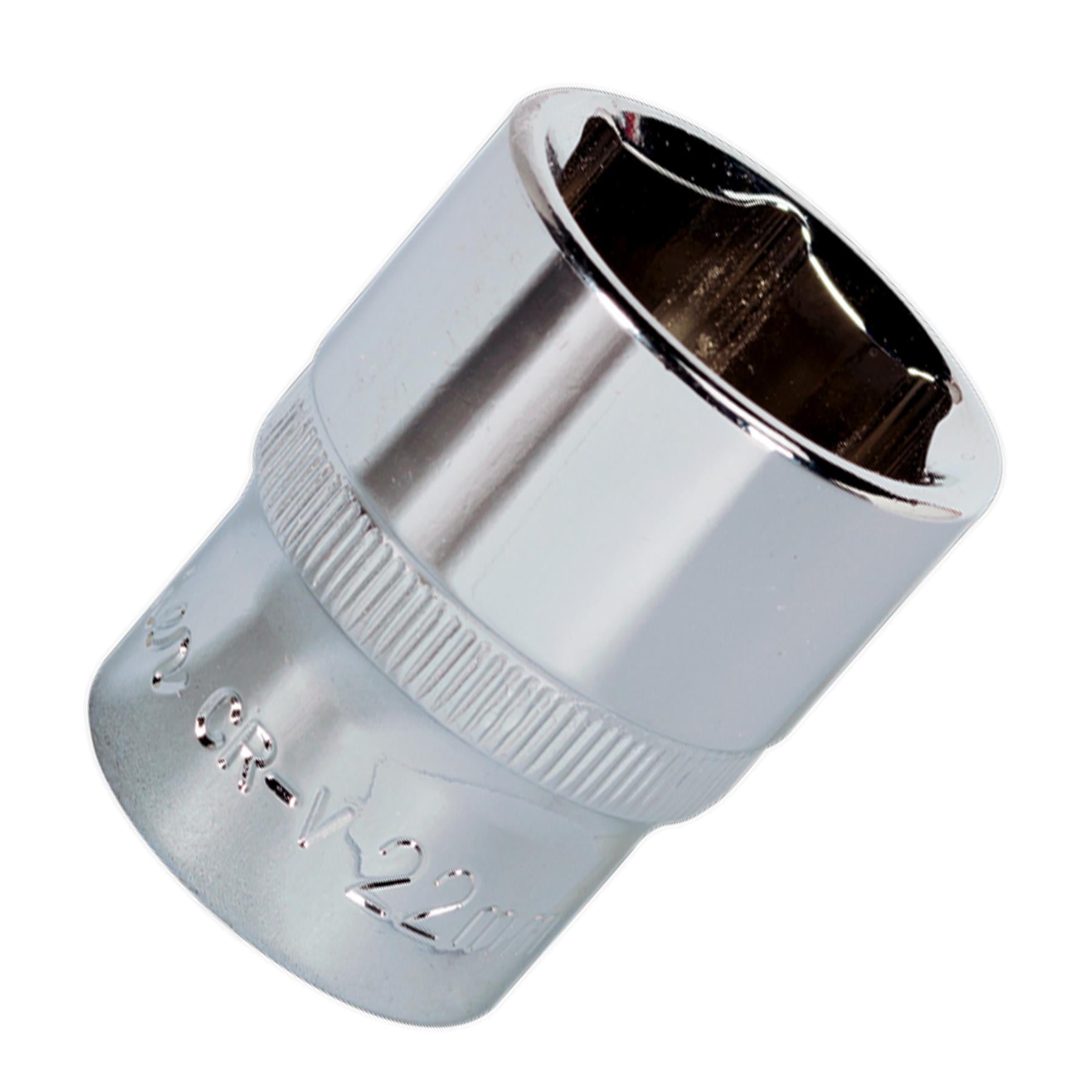 Sealey WallDrive Socket 22mm 1/2"Sq Drive Fully Polished