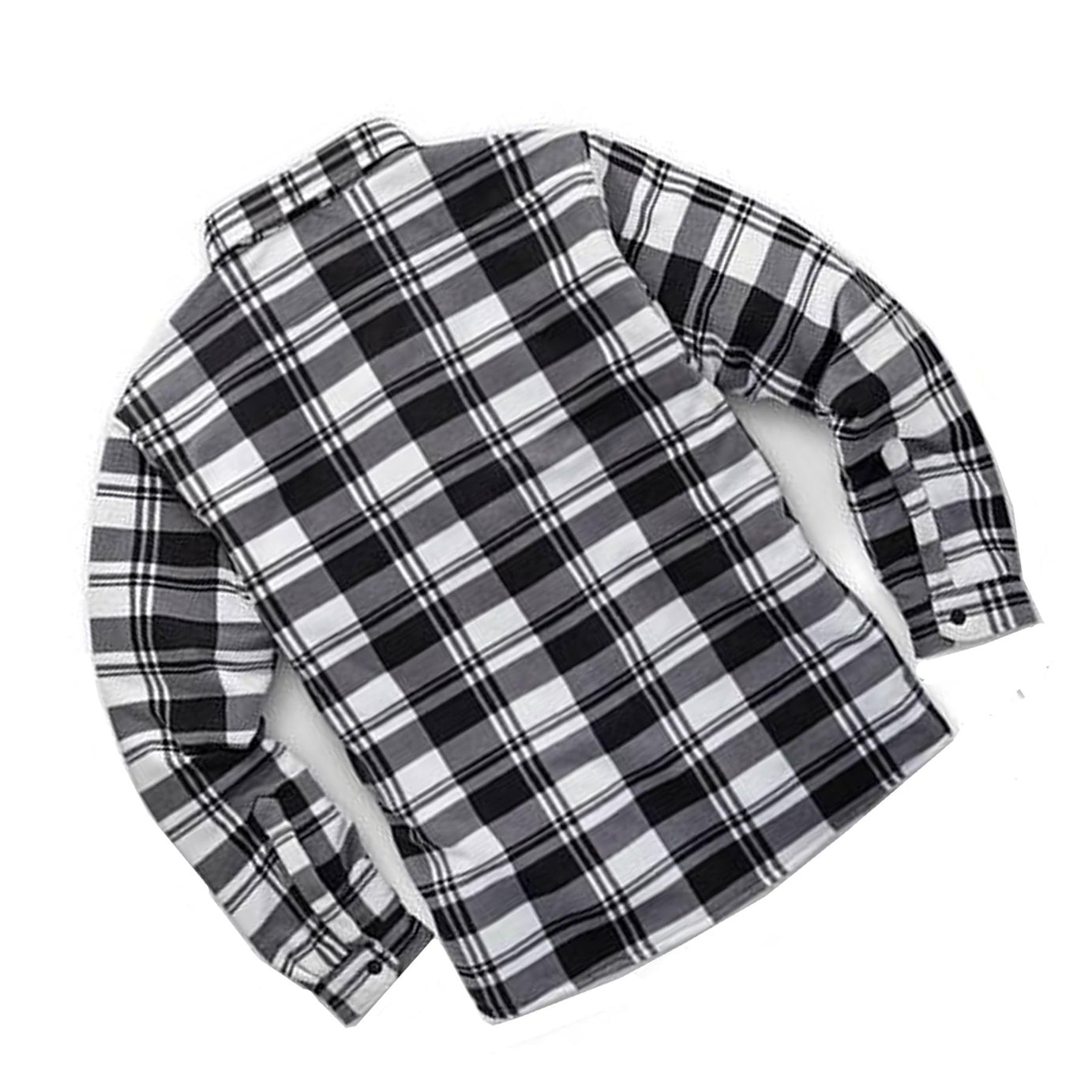 Scruffs T55356 Worker Padded Checked Thick Over Shirt Black and White XL