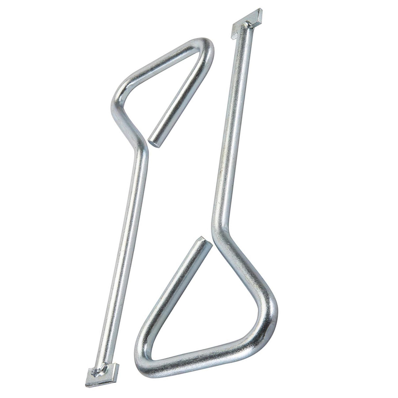 Manhole Cover Keys T-End 320mm Heavy Duty, Zinc-Plated Carbon Steel 2Pk