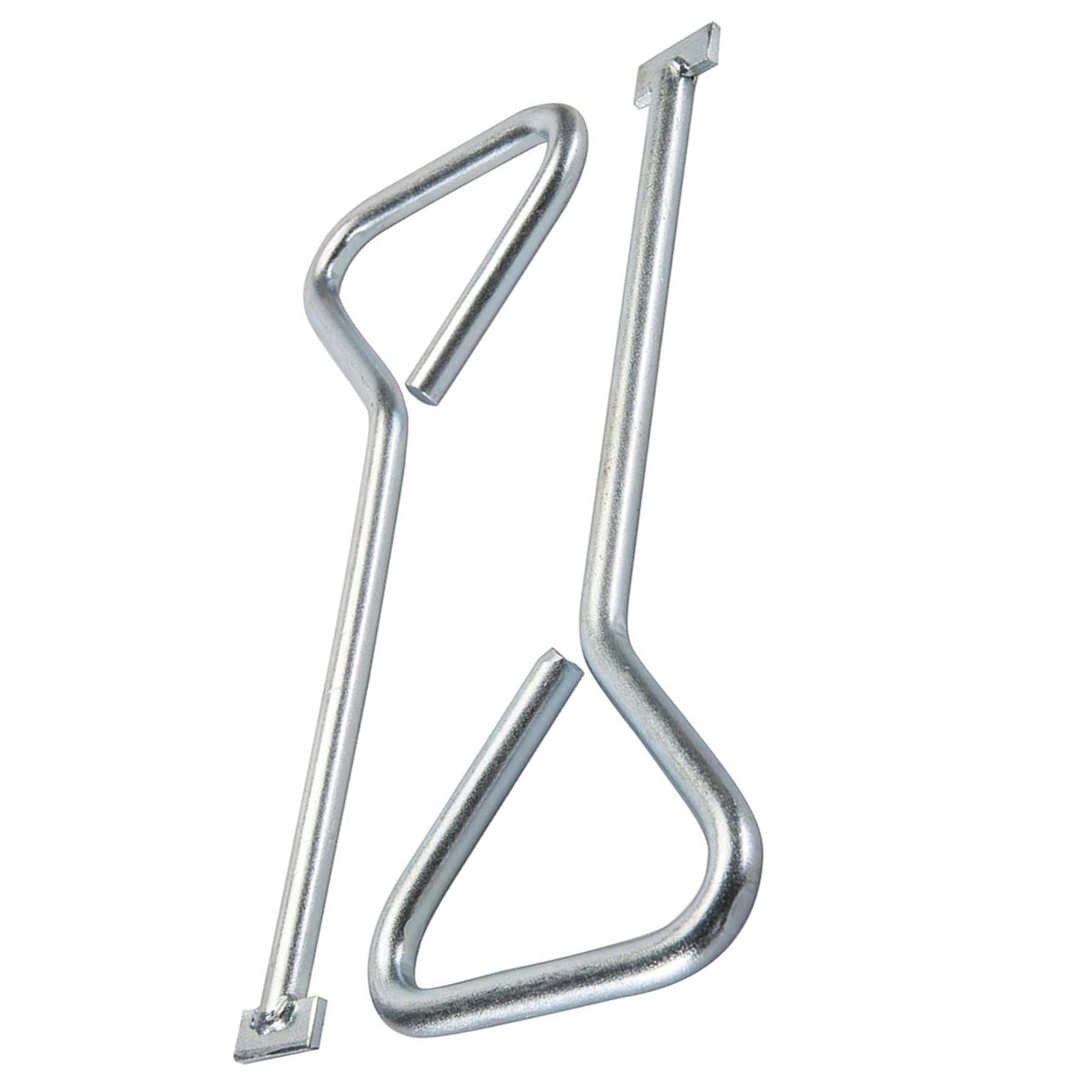 Manhole Cover Keys T-End 320mm Heavy Duty, Zinc-Plated Carbon Steel 2Pk