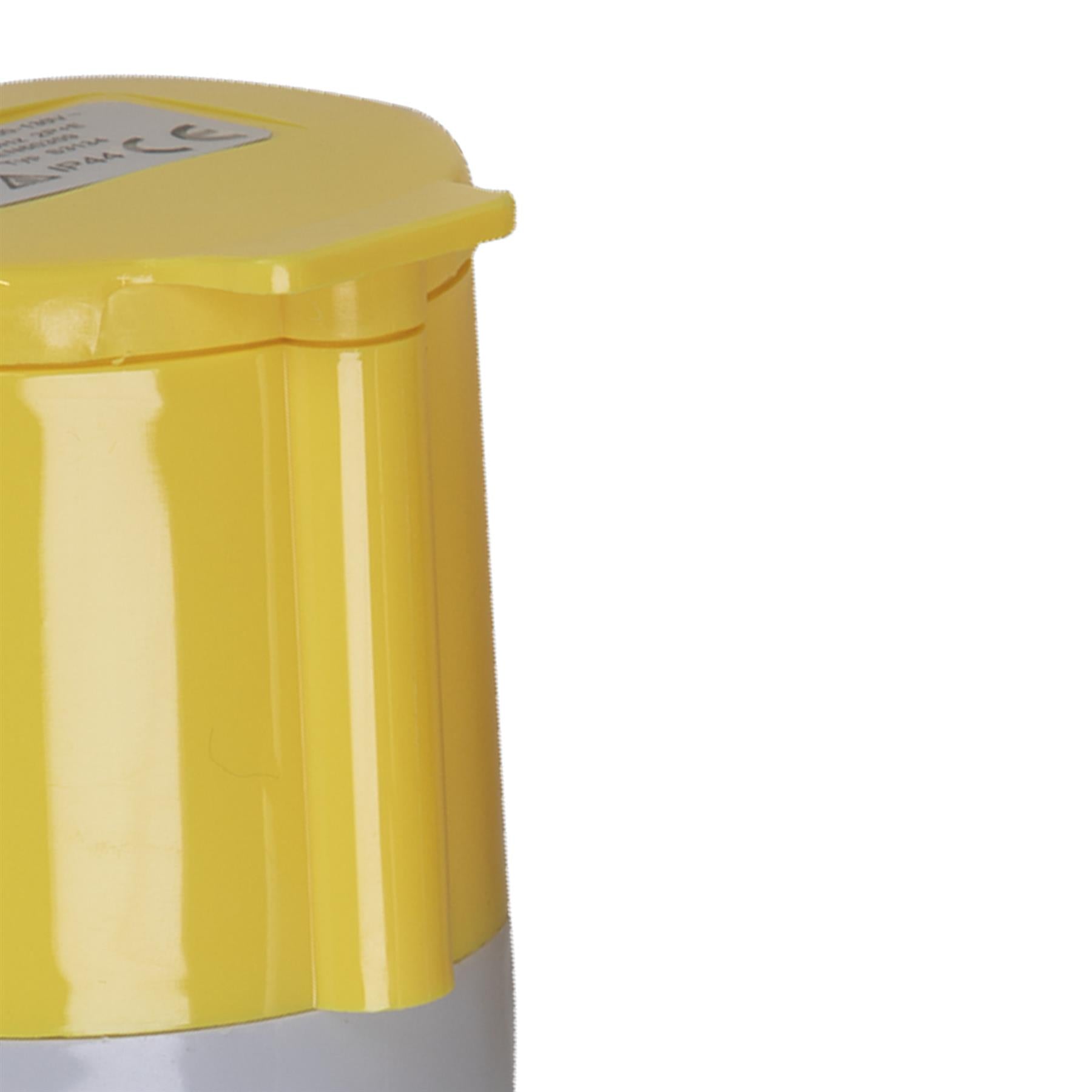 Yellow Socket 110V Socket for use with 2P+E connectors Sealey