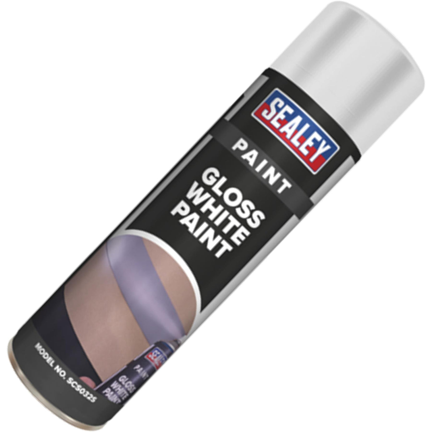 Sealey White Gloss Paint 500ml Single